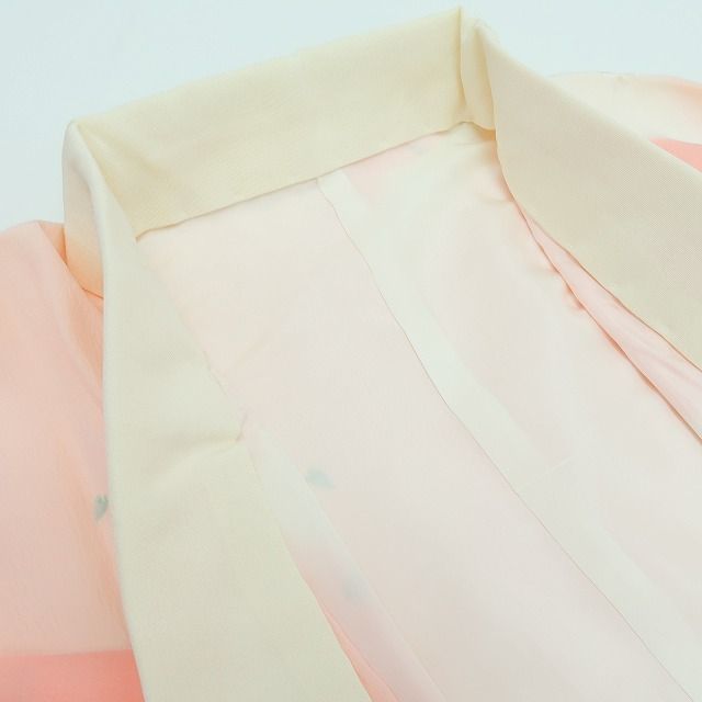 百華❀Y4473◇新品 袷 正絹 絞り 仕付け糸・半襟付 手縫い仕立て 桜