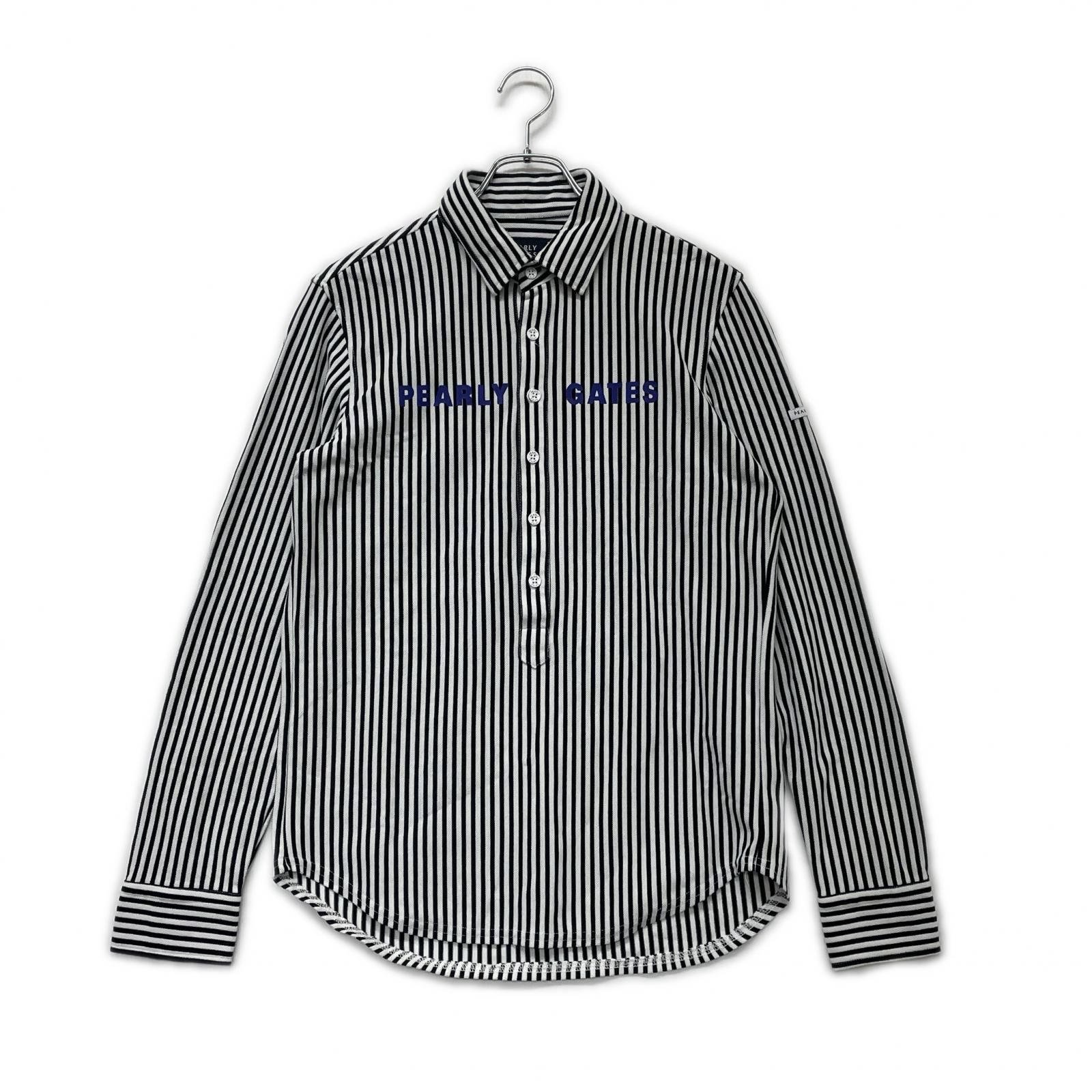 PEARLYGATES長袖ポロシャツ　サイズ4 新品未使用 PEARLY GATES（パーリーゲイツ） ロゴ 長袖ポロシャツ 4