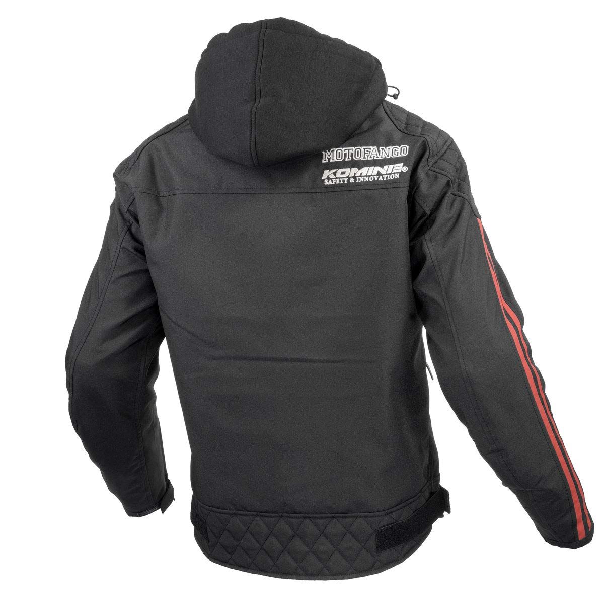 KOMINE JK-614 プロテクトウインターパーカ　ブラックLサイズ コミネ（Komine） JK-614 プロテクトウインターパーカ BLACK Lサイズ