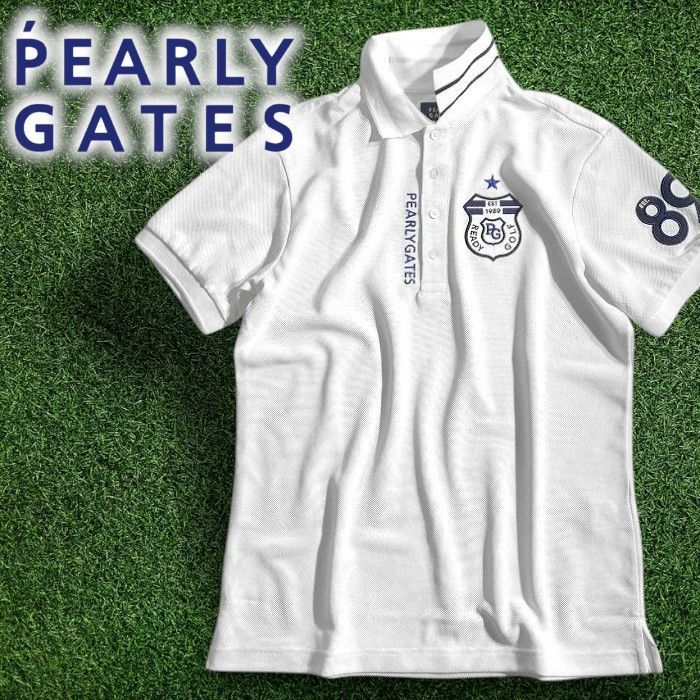 PEARLY GATES パーリーゲイツ ゴルフ 日本製生地使用 吸水速乾