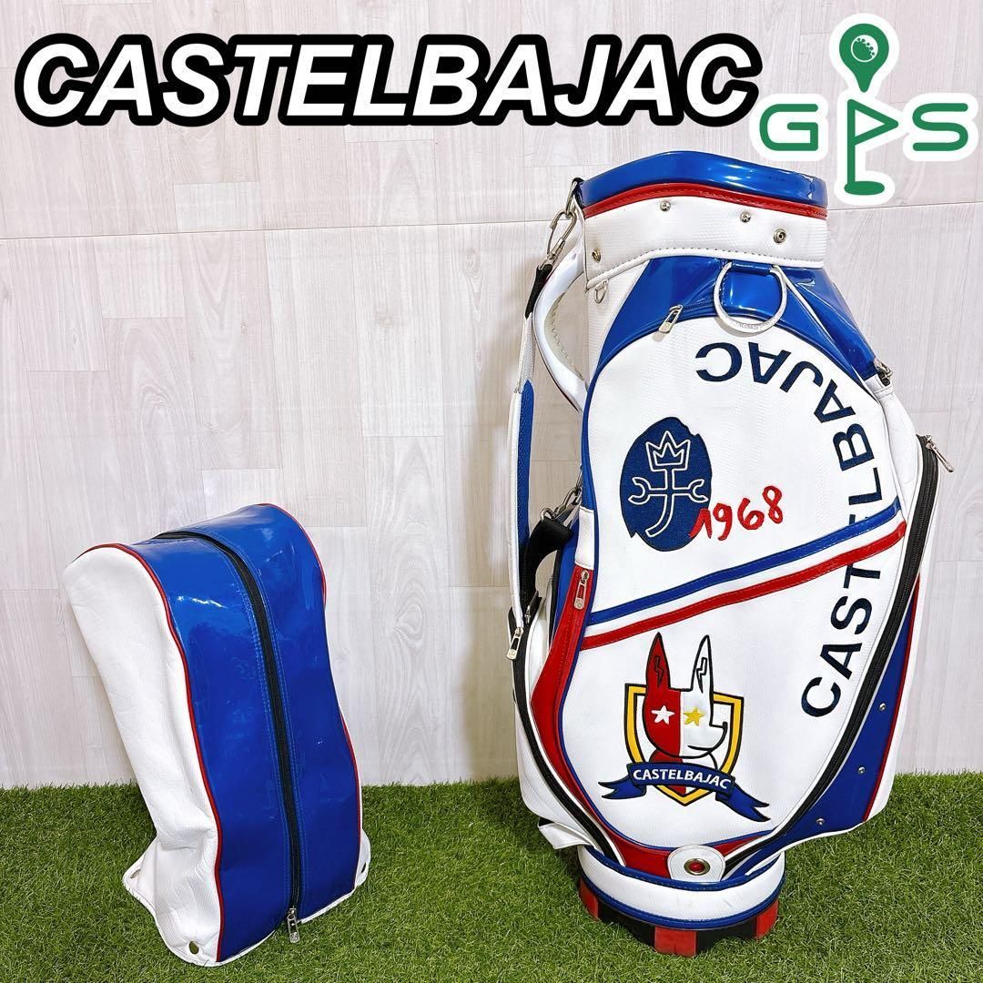 CASTELBAJAC カステルバジャック キャディバック ゴルフバッグ 合皮