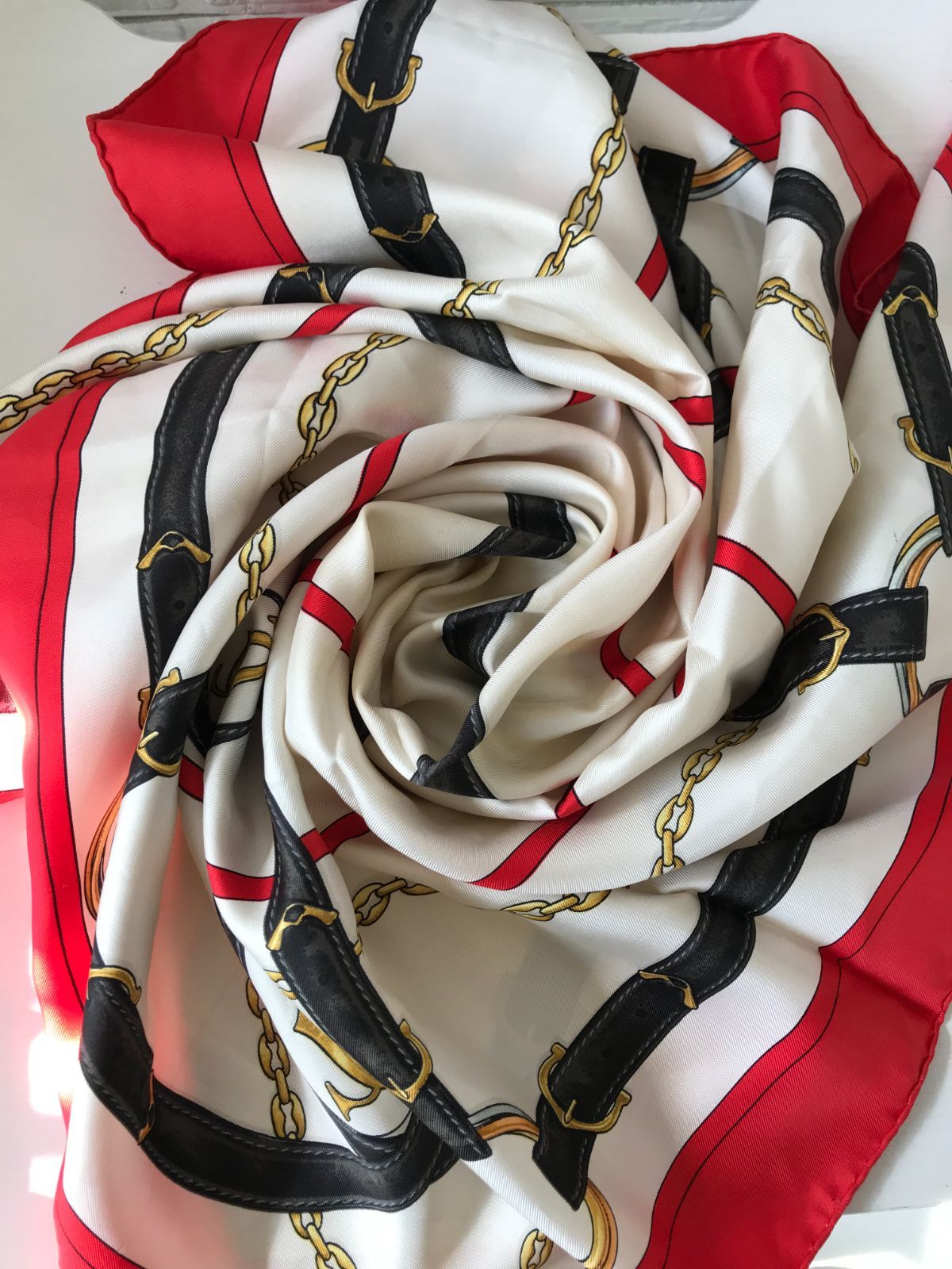 Cartier カルティエ 大判スカーフ シルク 244 - メルカリ