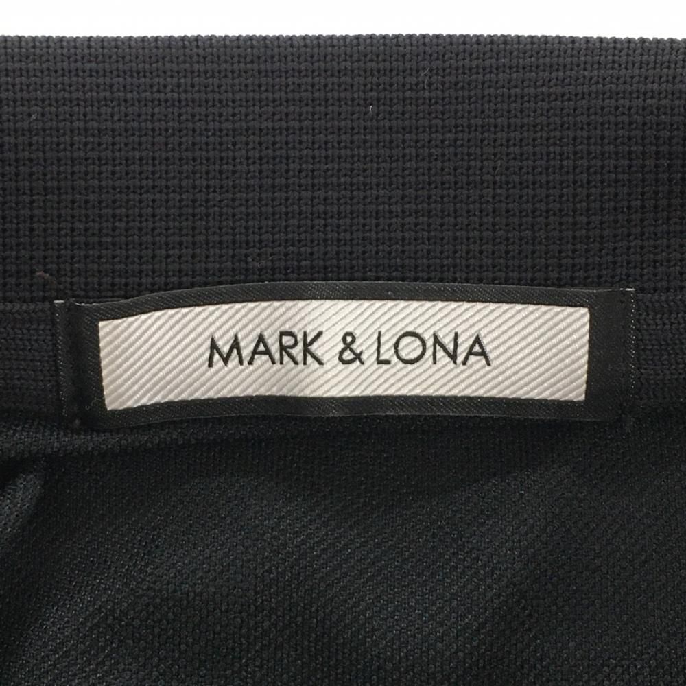 マークアンドロナ 長袖ポロシャツ 黒 迷彩 カモフラ スカル レディース