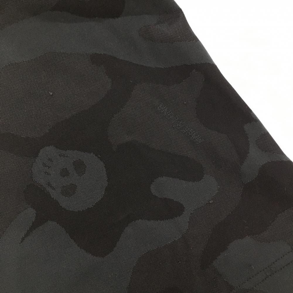 新品 マークアンドロナ ポロシャツ L 迷彩 カモフラ スカル 総柄 ゴルフ 美品 マークアンドロナ ポロシャツ 迷彩 カモフラージュ カモフラ