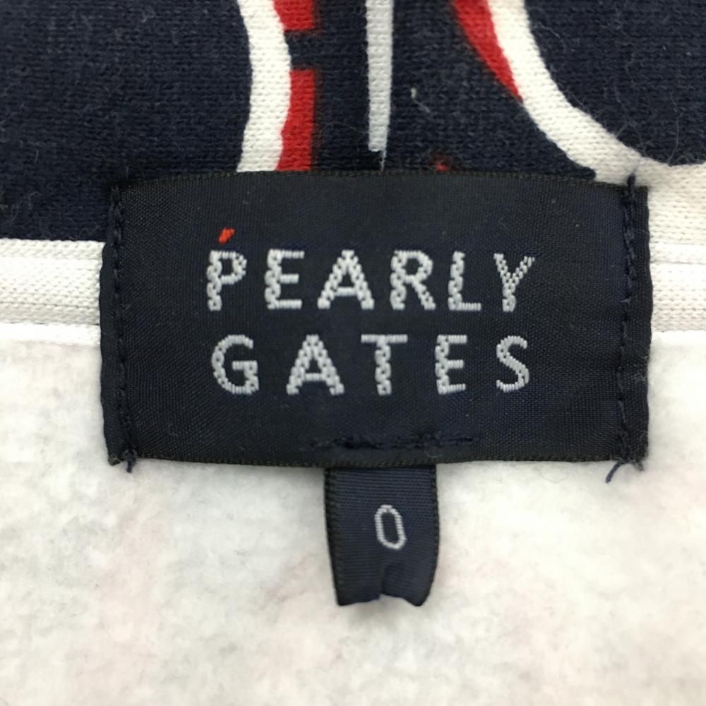 パーリーゲイツ×PEANUTS ジャケット ネイビー×レッド スヌーピー総柄