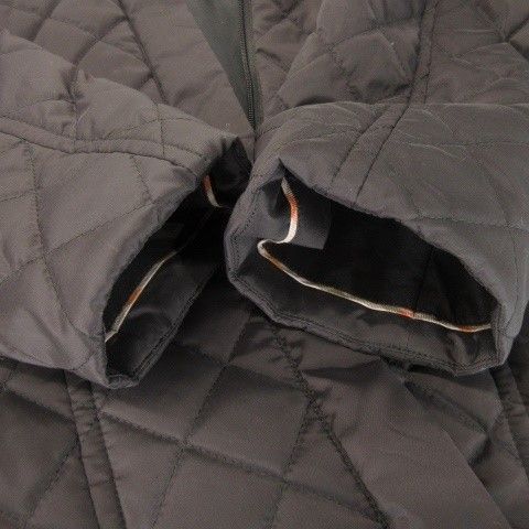 DAKS GOLF 中綿ジャケット メンズ M 裏地チェック 黒 防寒 ダックス ダックス DAKS GOLF 中綿ジャケット M 黒 ブラック ひし形キルティング