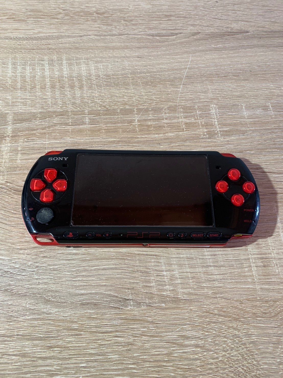 PS3、PSP 7840 PlayStation ポータブル PSP 3000 ブラック レッド 動作確認済み