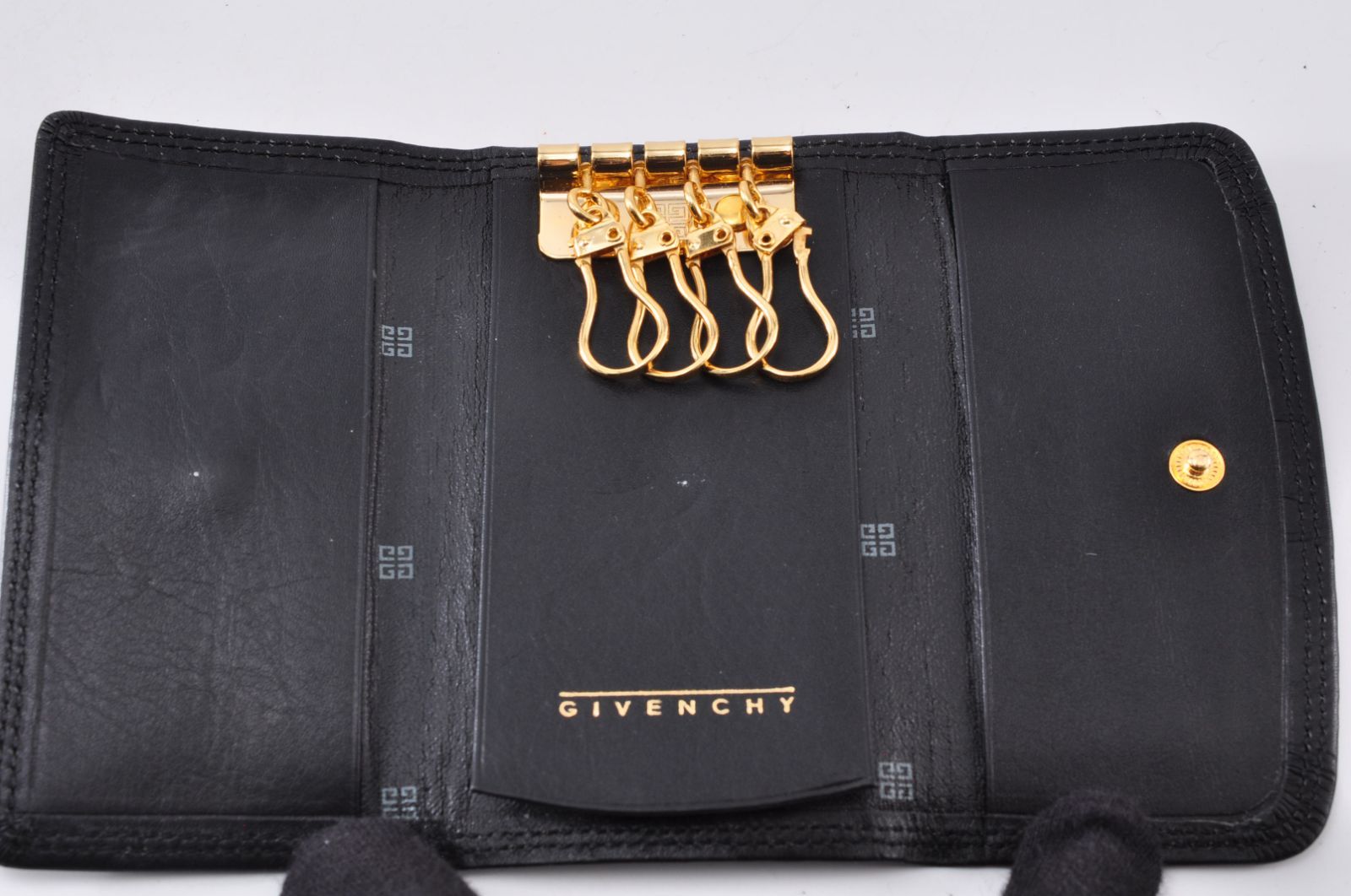 美品 Givenchy ジバンシー Key Case キーケース Black ブラック 黒