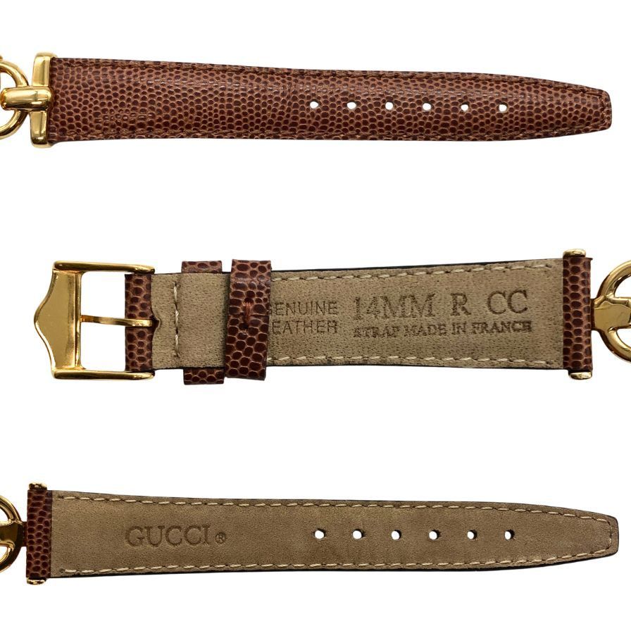 グッチ 腕時計 ホースビット 6300L ゴールド金具【AFI3】 - メルカリ