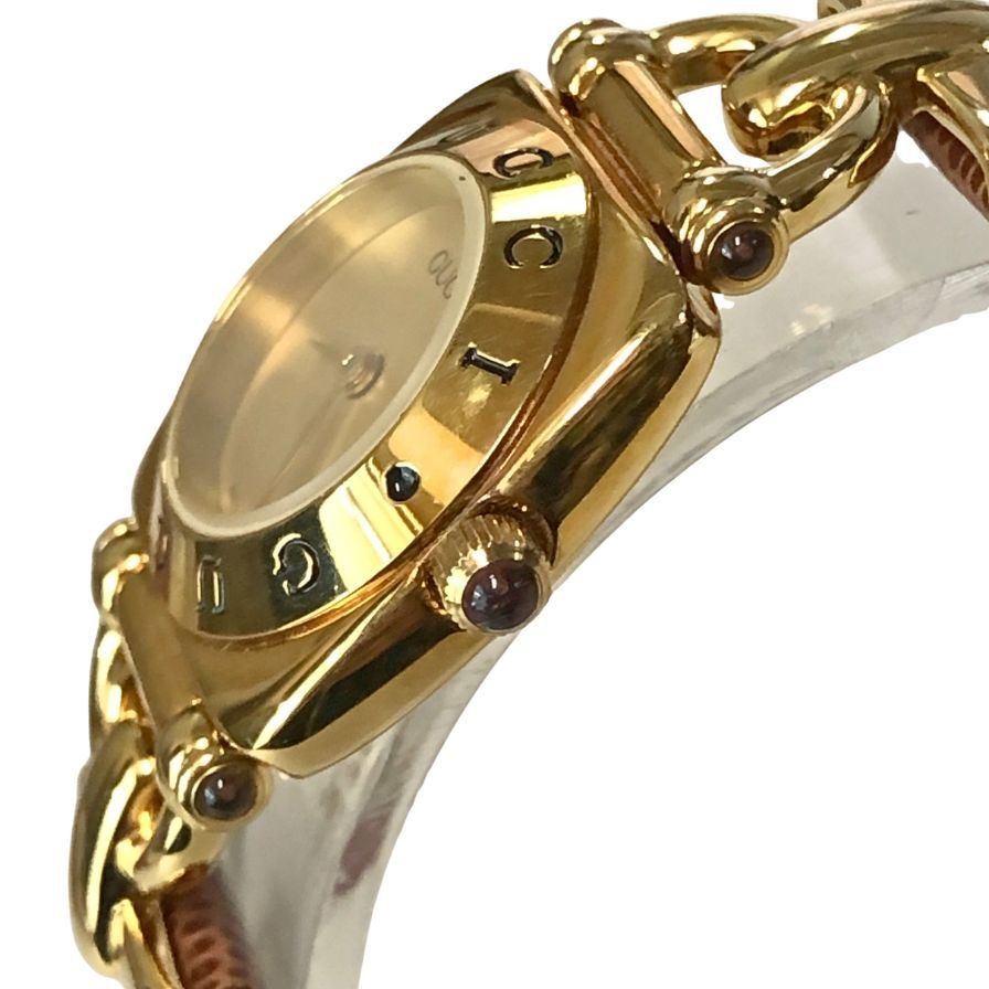 グッチ 腕時計 ホースビット 6300L ゴールド金具【AFI3】 - メルカリ