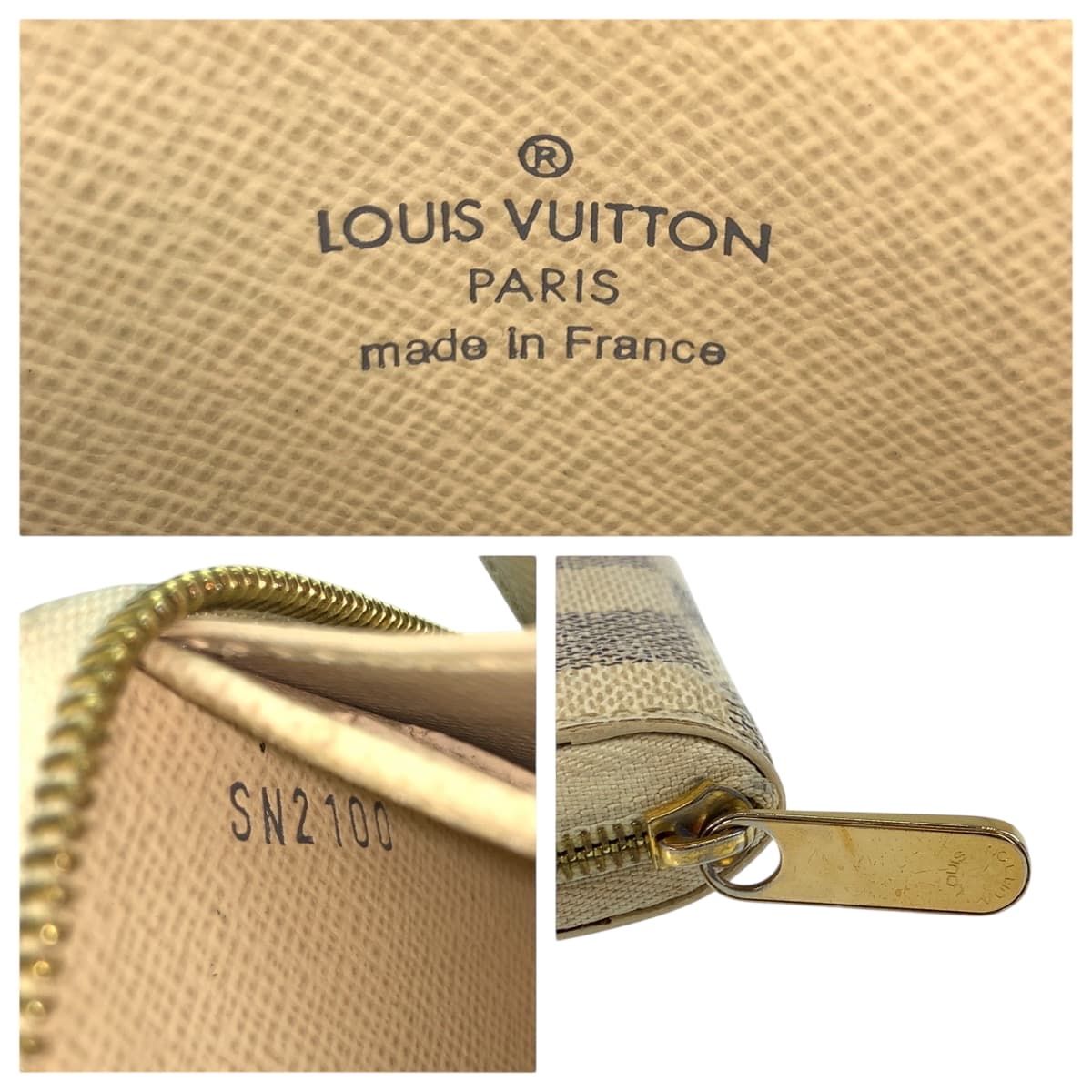 LOUIS VUITTON ルイヴィトン ダミエアズール ジッピーコインパース
