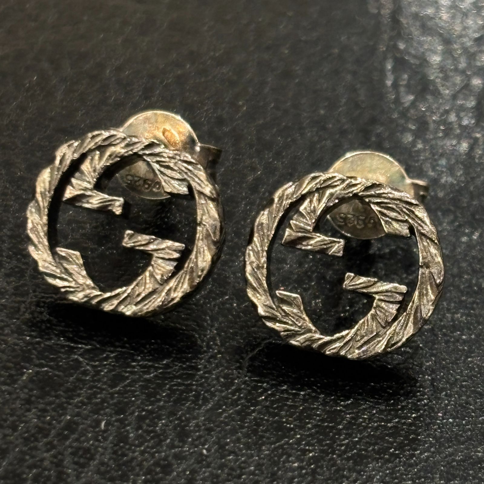 ΩNA5212 大人気！ GUCCI グッチ インターロッキングG ピアス Ag925 SV