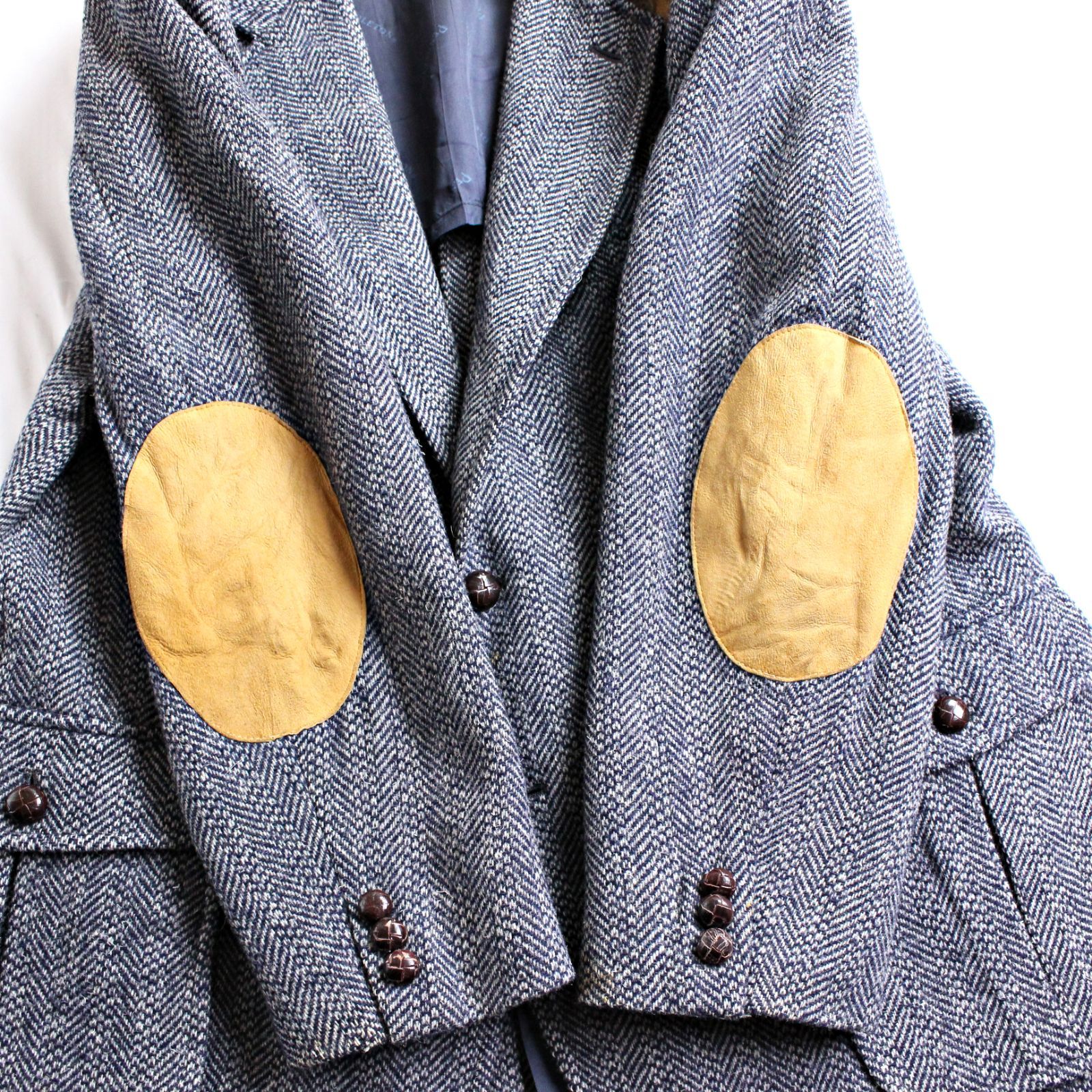 ビンテージ ペンドルトン カントリー調 ツイードジャケット エルボー