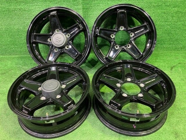 キーラー ホイール アルミ クロ 16インチ 5.5J 5穴 4本 139.7 +22 