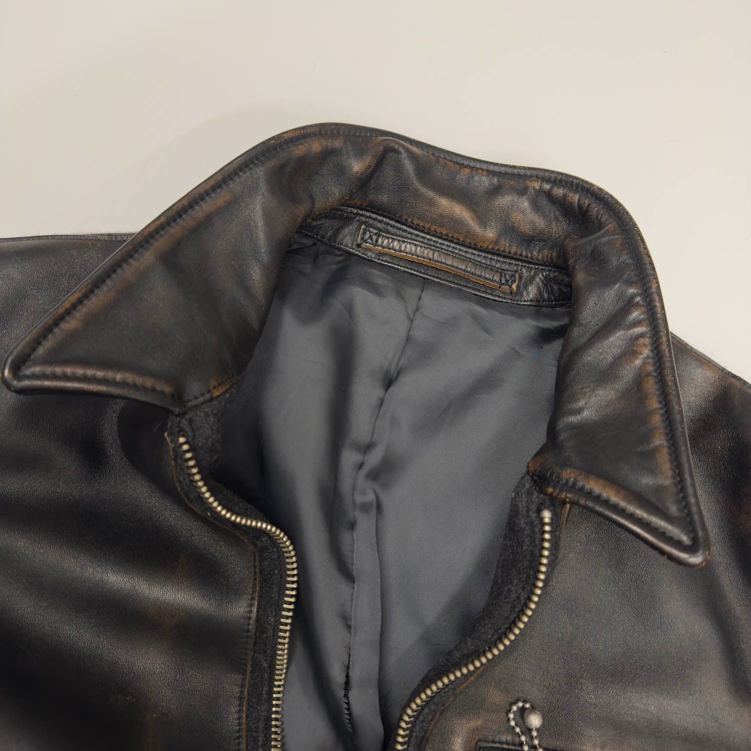 MIHARA RASUHIRO (ミハラヤスヒロ) 馬革 レザージャケット サイズ48