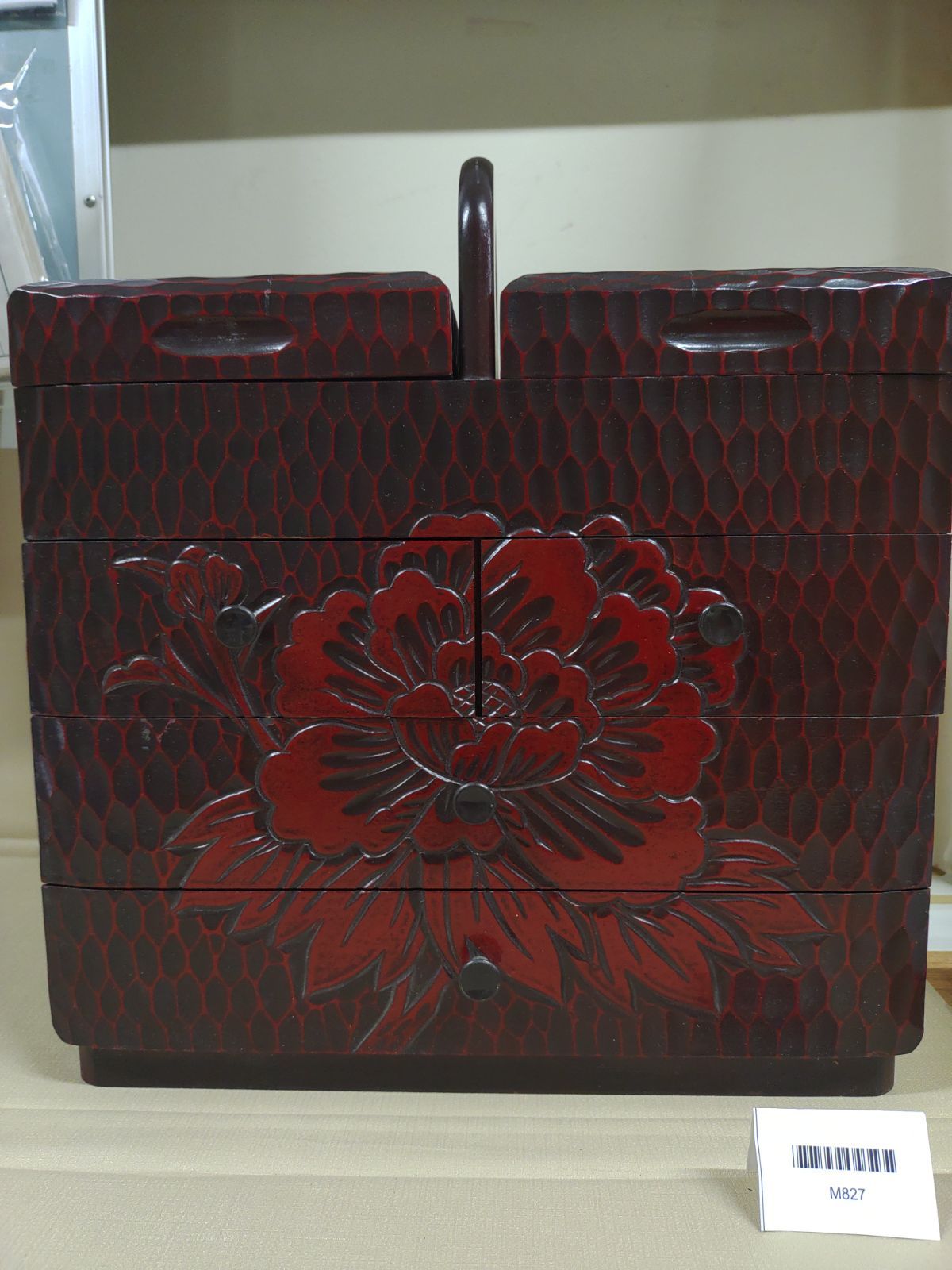 鎌倉彫 裁縫箱 ソーイングボックス』MCZ-05-1A_20260128_kg_M827