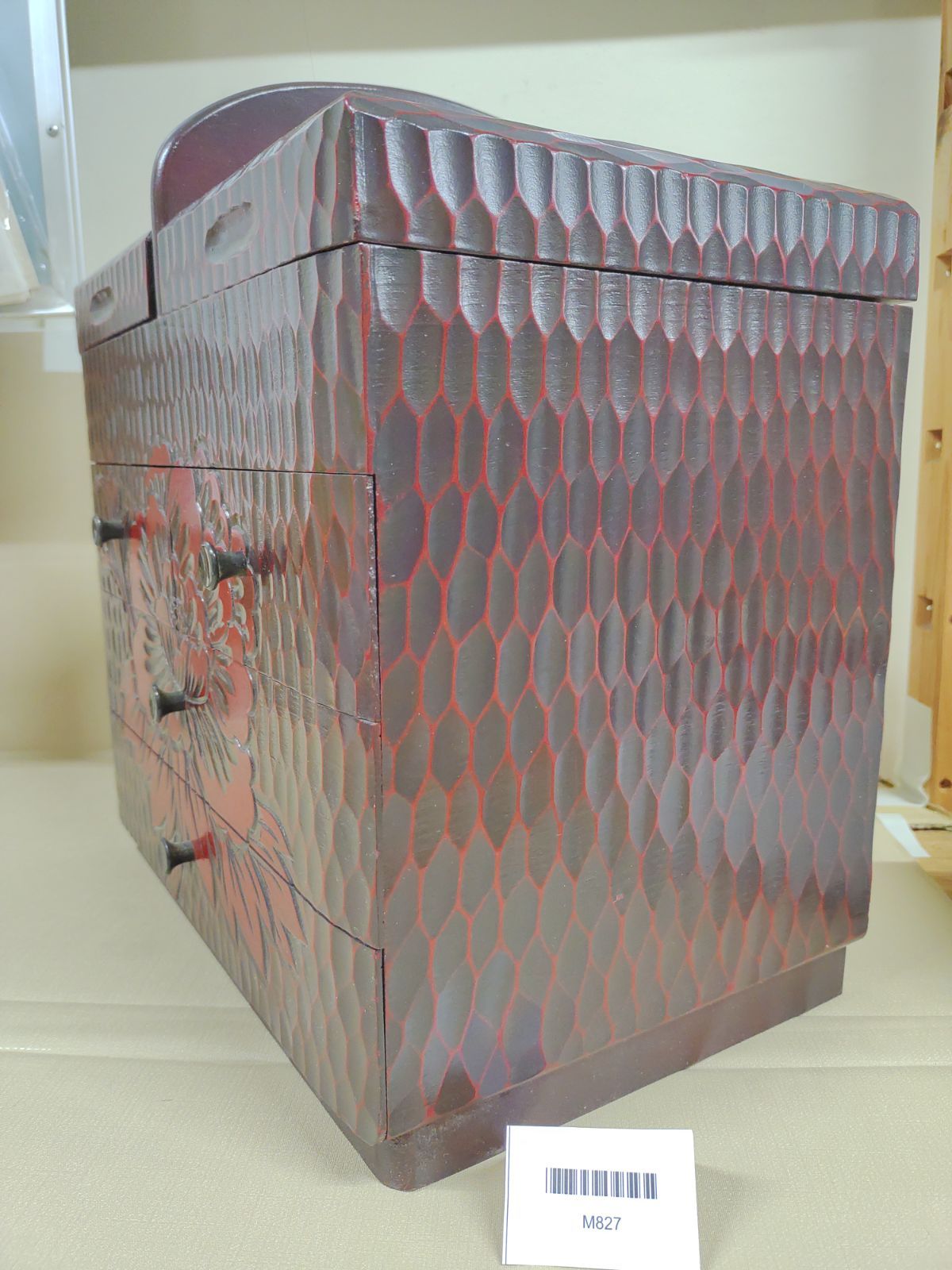 鎌倉彫 裁縫箱 ソーイングボックス』MCZ-05-1A_20260128_kg_M827