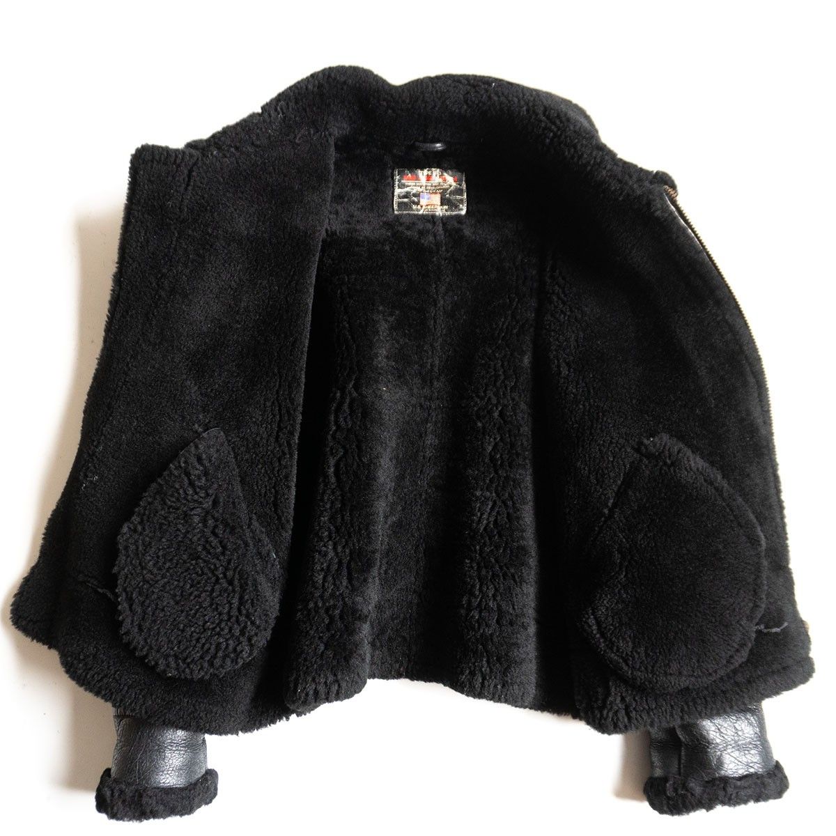 雰囲気抜群】WIND ARMOR【B-3 ムートンボンバージャケット】LL