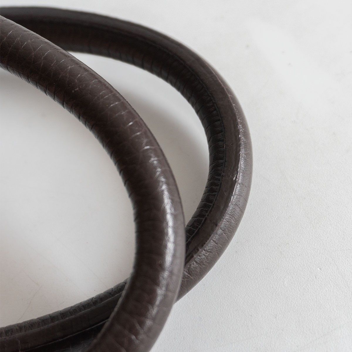 美品】 SITA PARANTICA 【シボ革 レザー ハンドバッグ 】ブラウン  