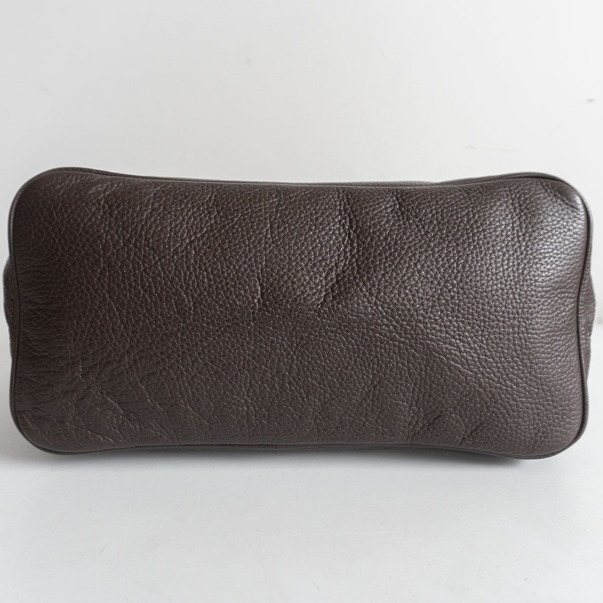 美品】 SITA PARANTICA 【シボ革 レザー ハンドバッグ 】ブラウン  