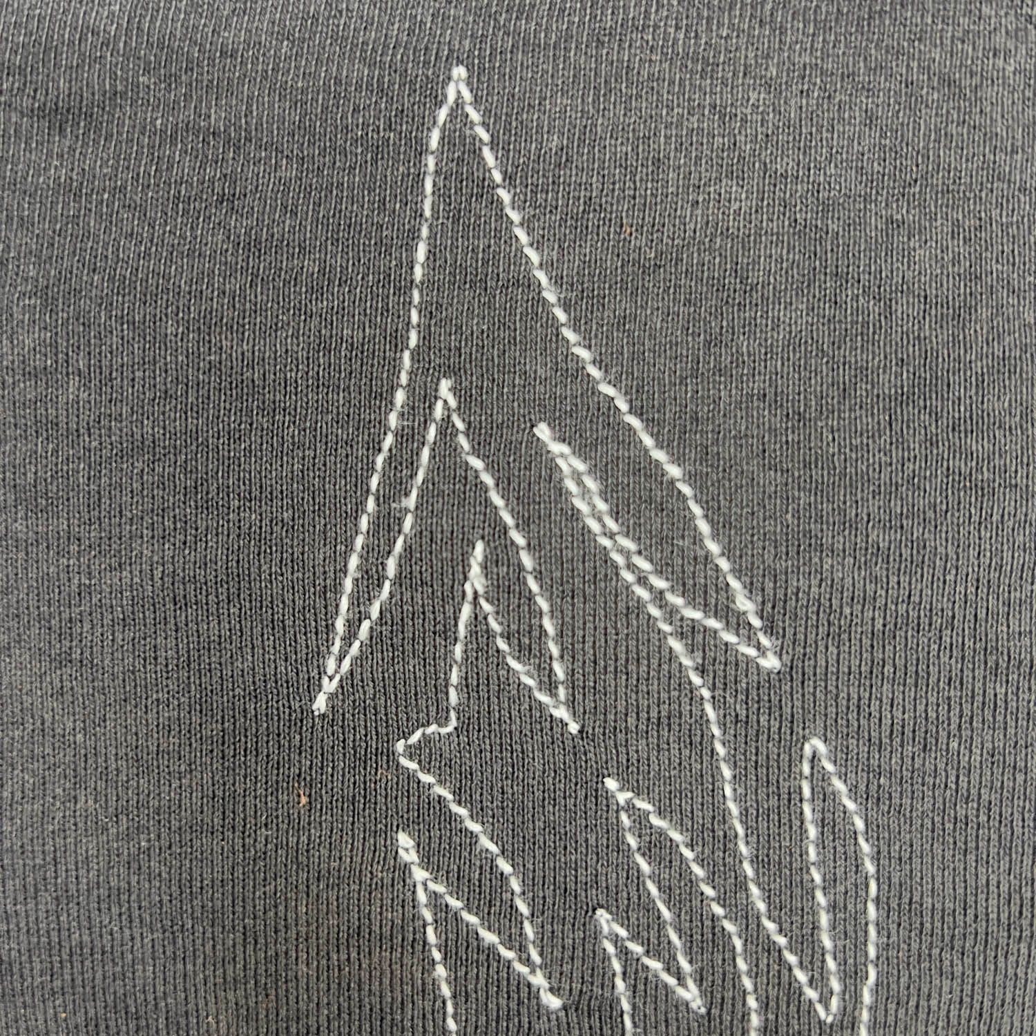 RH Vintage (ロンハーマン) 刺繍 クルーネック スウェットシャツ