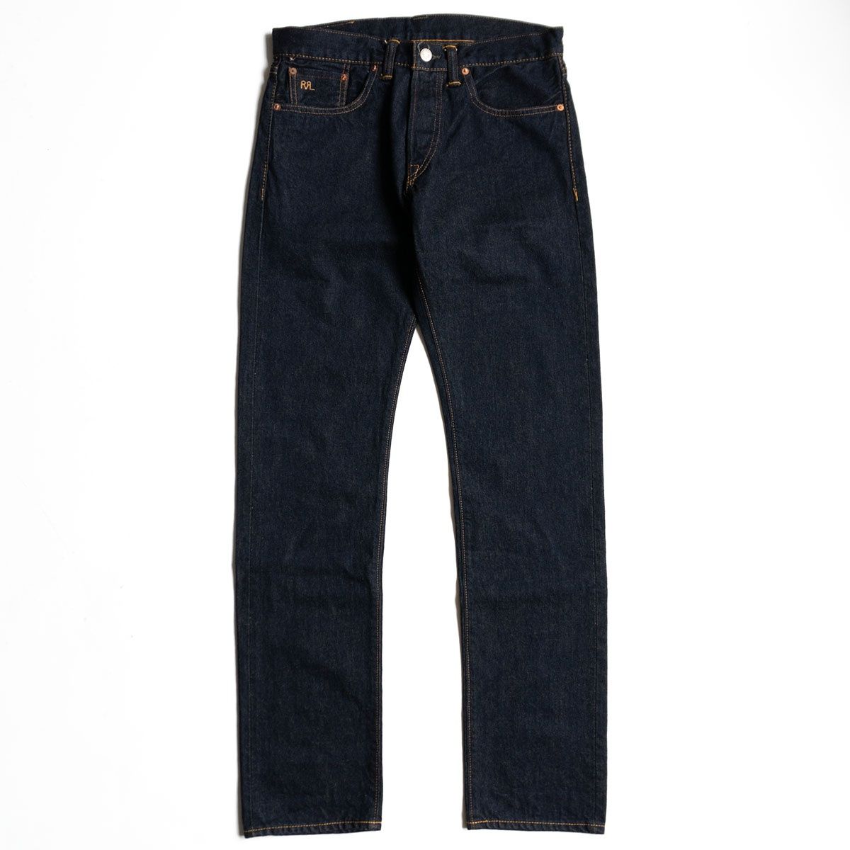 【極美品】RRL【ONECE WASH SLIM FIT JEANS】30×32 アメリカ製 スリムフィットジーンズ デニムパンツ 26010649