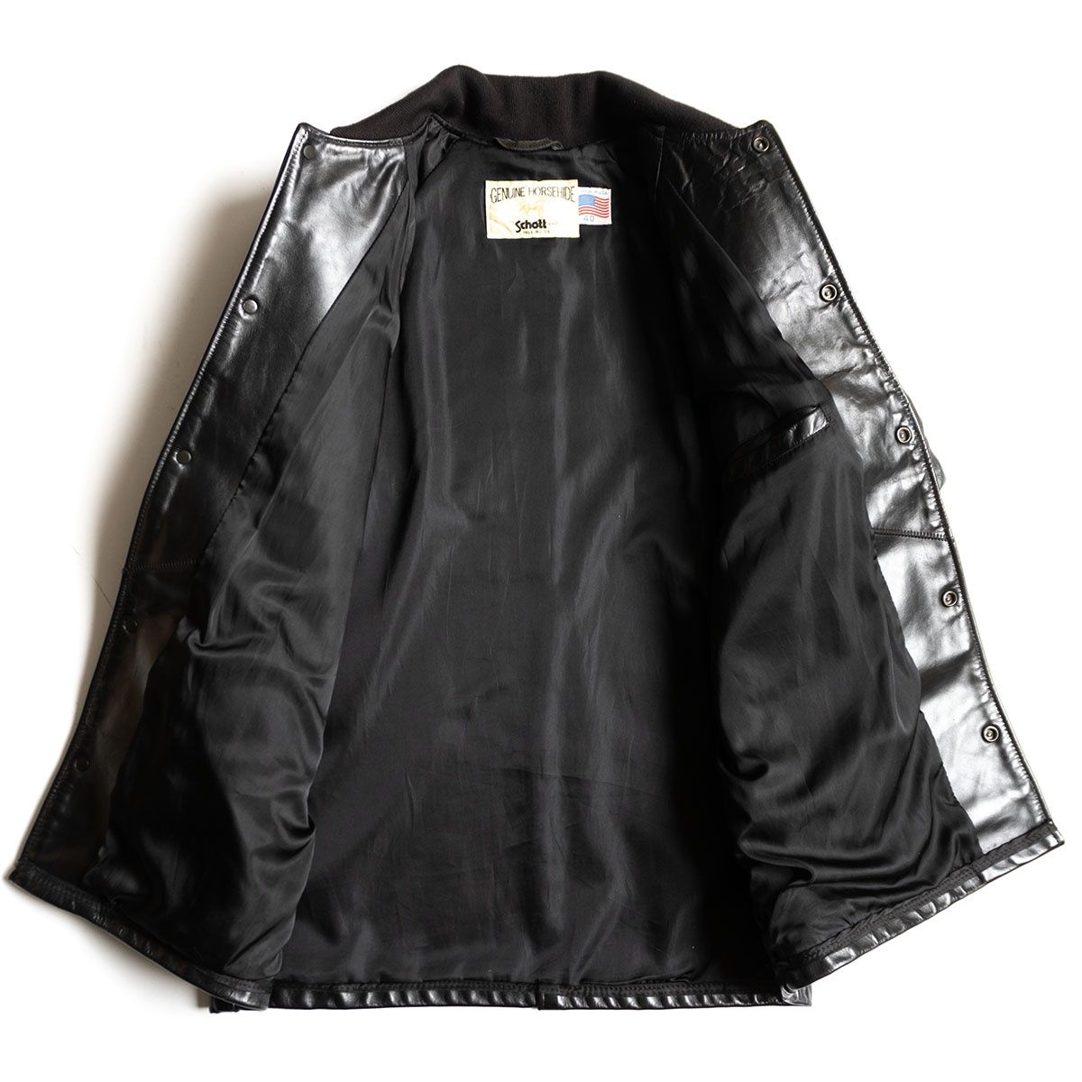 美品 極上 Schott ショット 653H ホースハイド カーコート #30327 