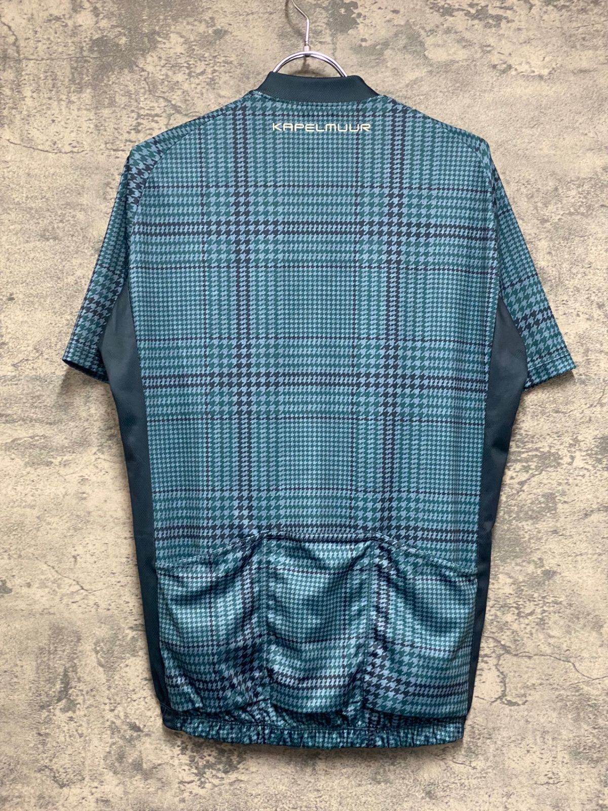 JU134 カペルミュール KAPELMUUR 半袖 サイクルジャージ L 緑 千鳥