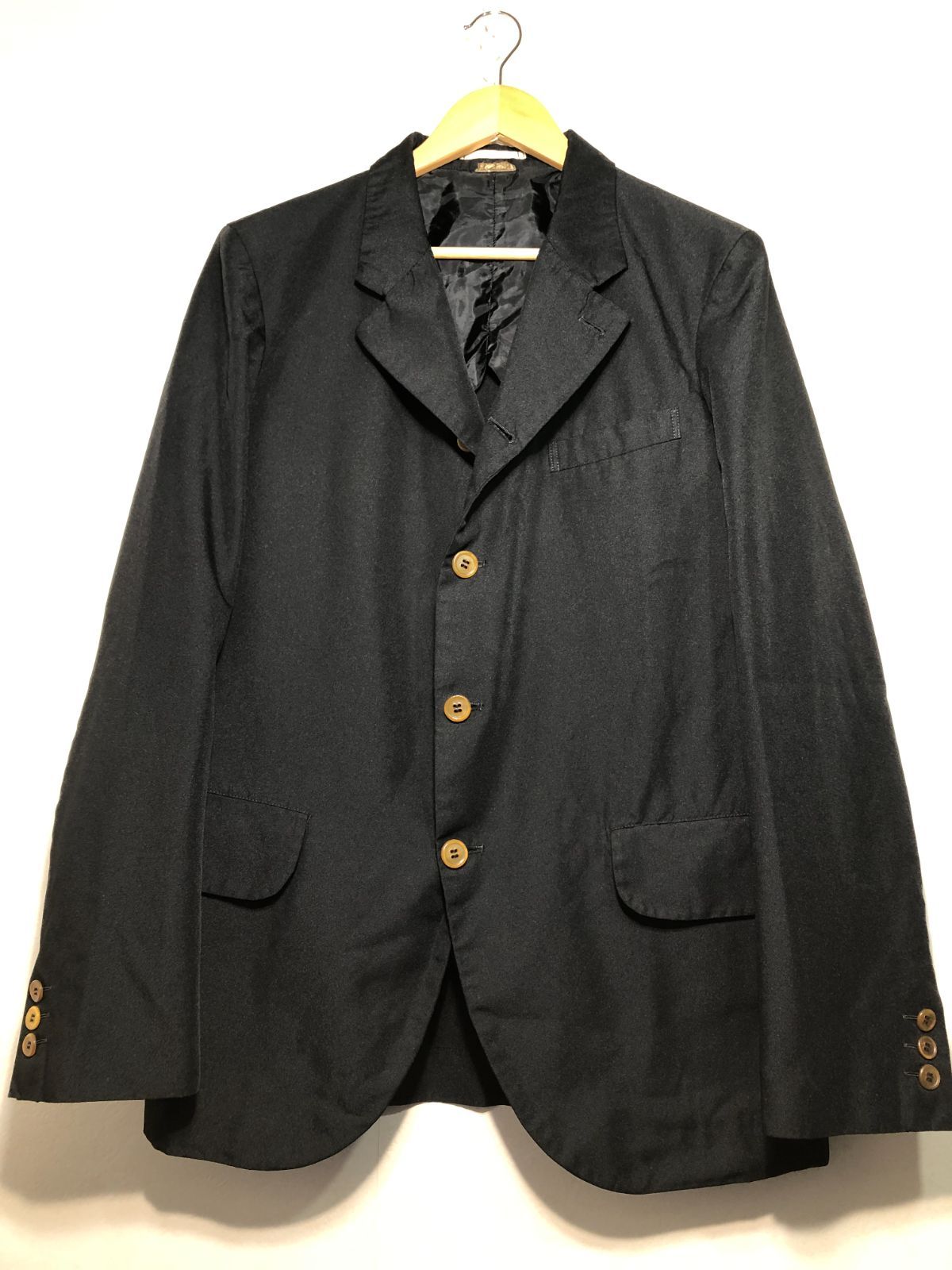 411082 COMME des GARCONS HOMME PLUS AD2019 ポリ縮絨 ジャケット PS 