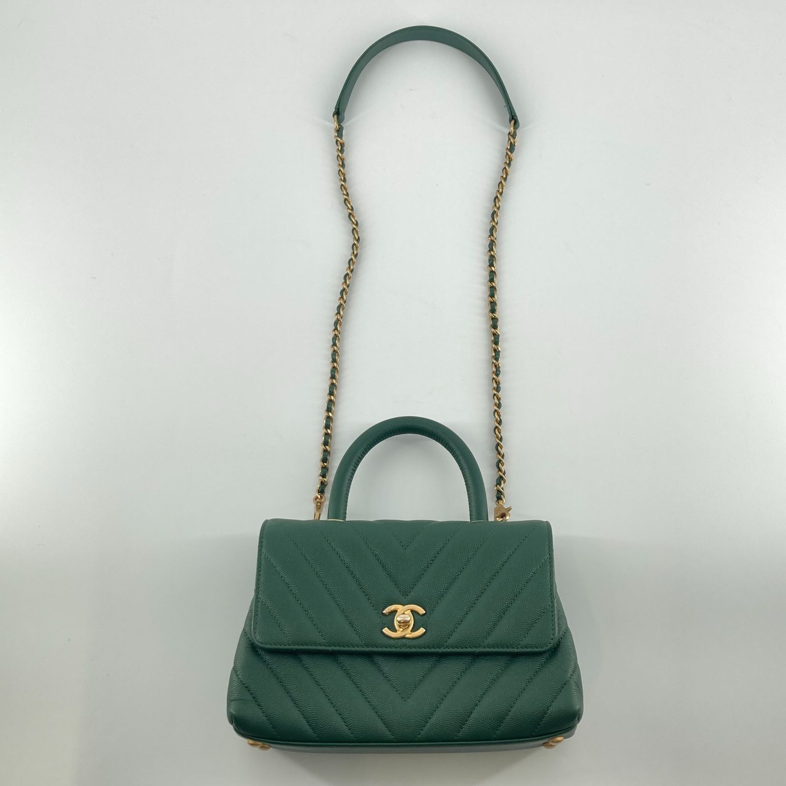 CHANEL（シャネル）ココハンドル XS キャビアスキン A92990 2way V