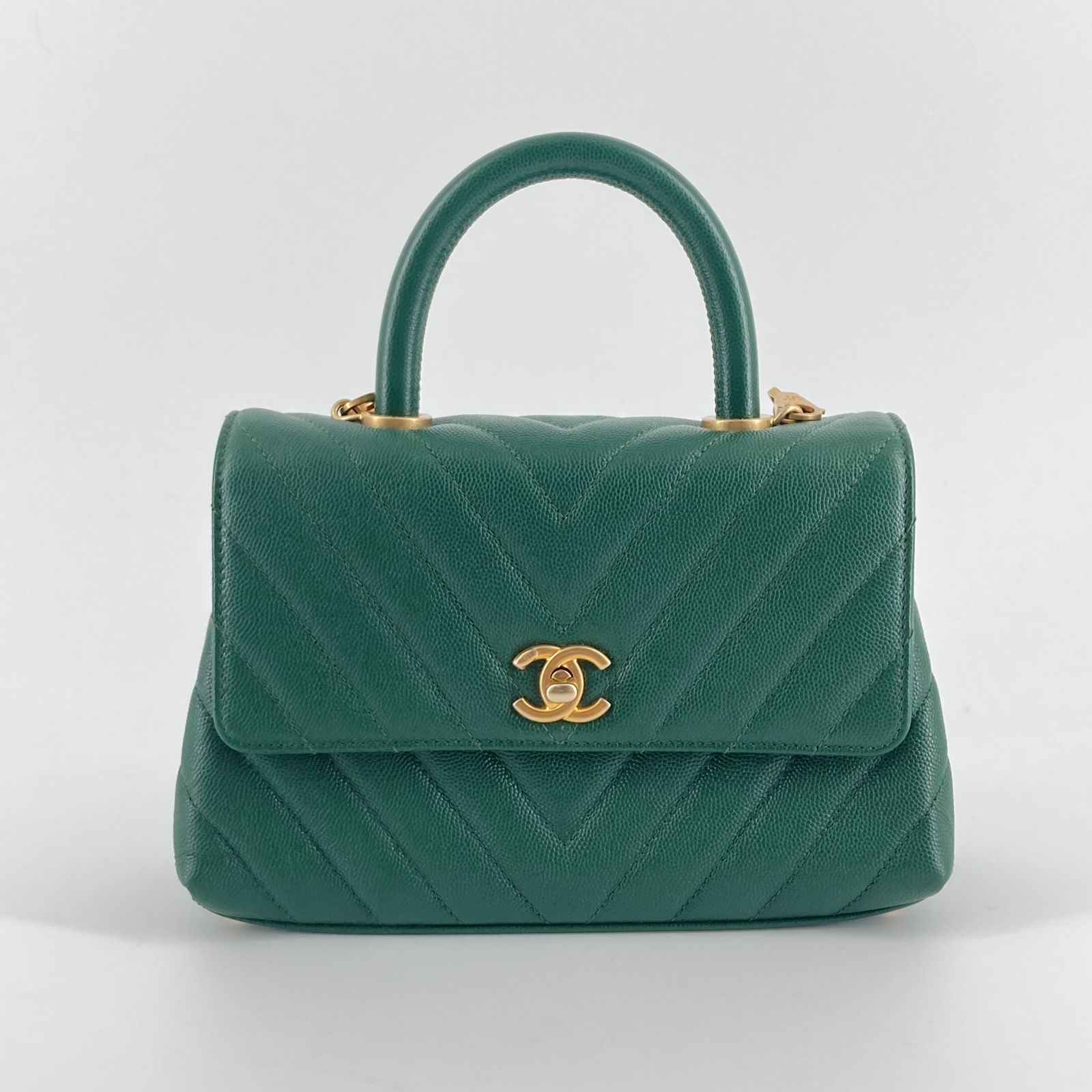 CHANEL（シャネル）ココハンドル XS キャビアスキン A92990 2way V