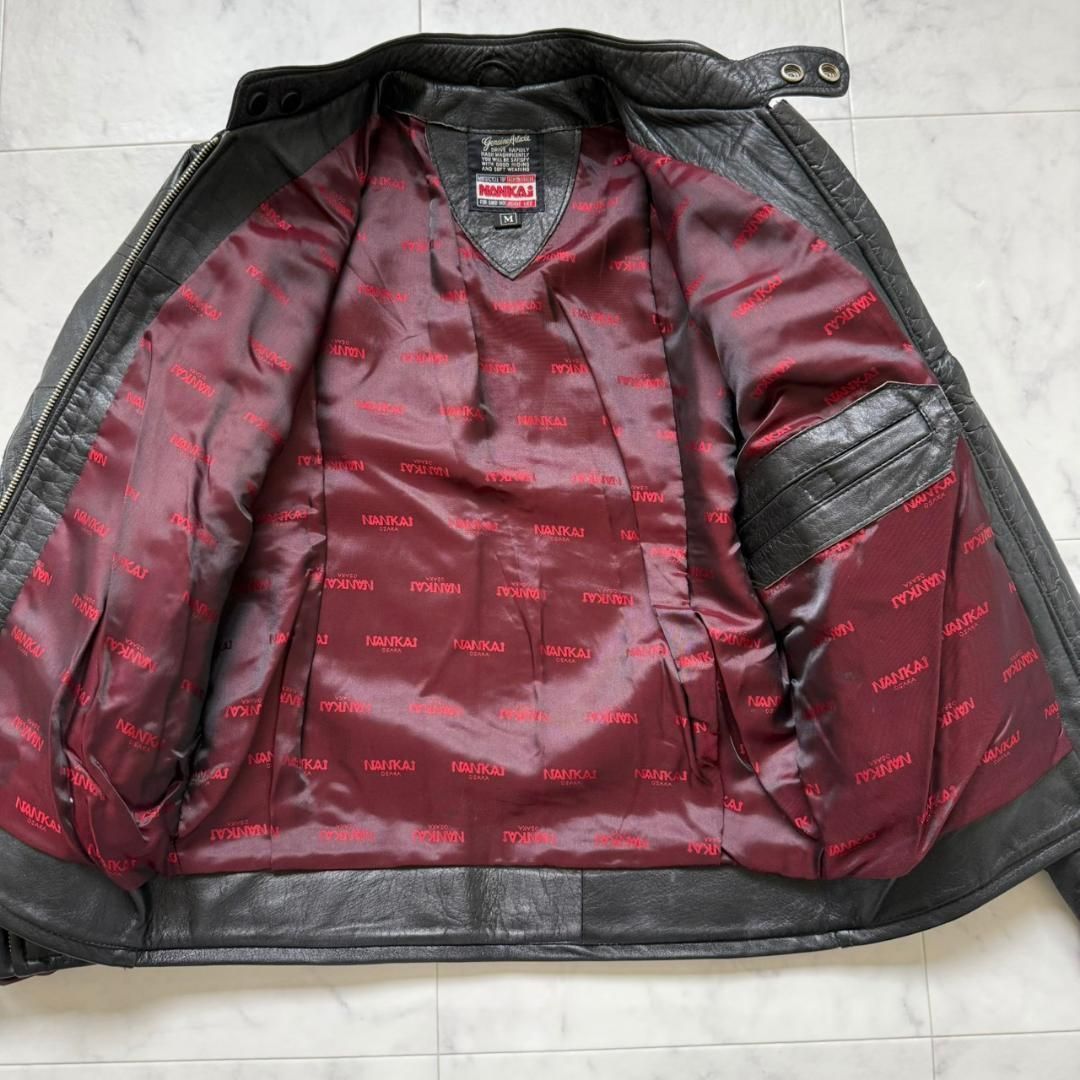 NANKAI シングルライダースジャケットブラック M - メルカリ