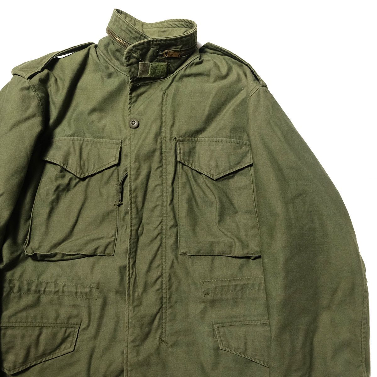 70's 米軍実物 M-65 フィールド ジャケット 3rd (S-S) ブラスジッパー