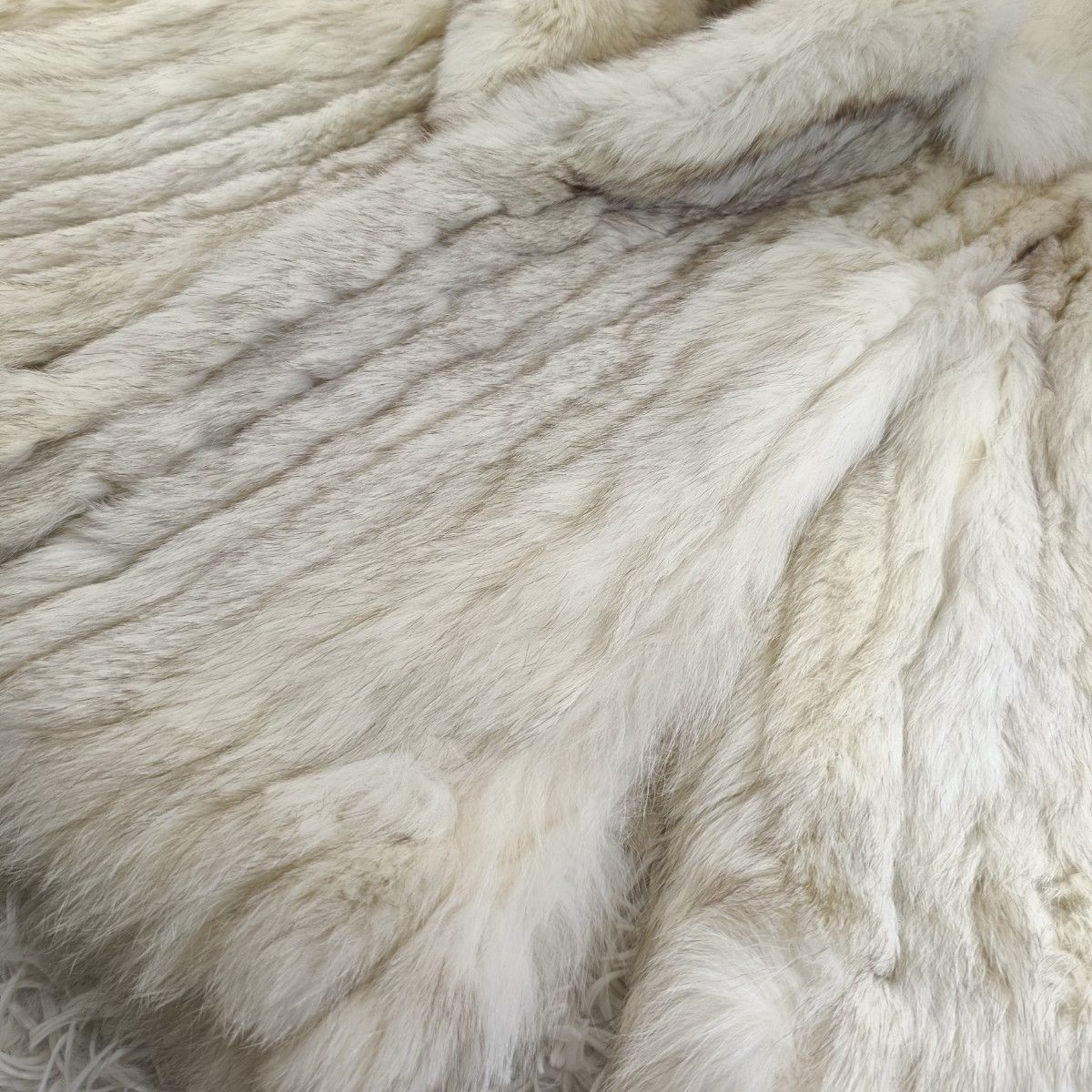 ブルーフォックス ファーコート シゼンヌ リアルファー 貂 本毛皮