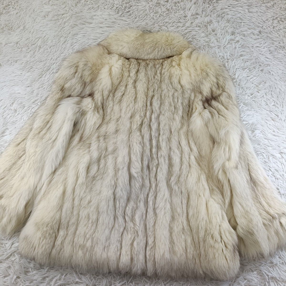 ブルーフォックス ファーコート シゼンヌ リアルファー 貂 本毛皮