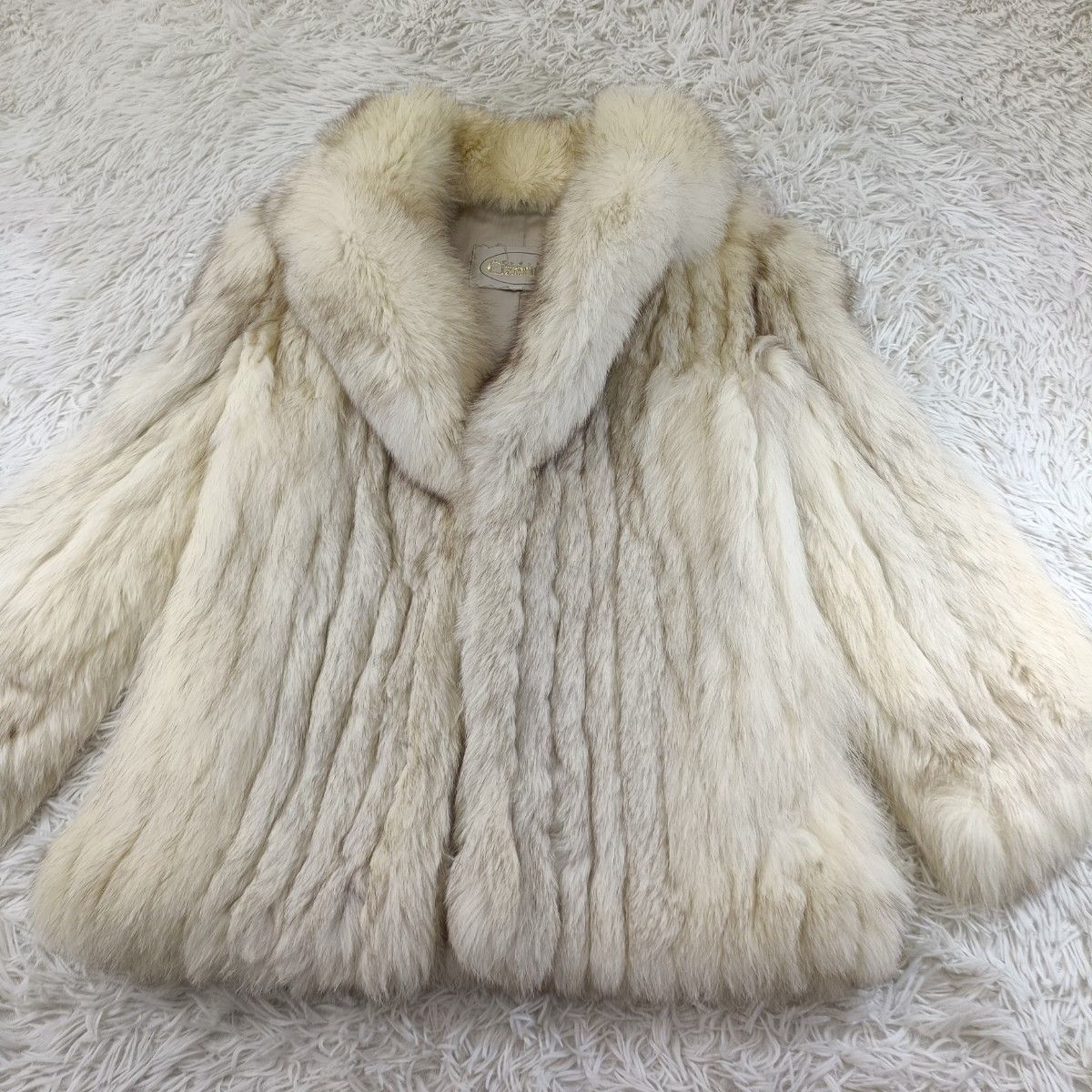 ブルーフォックス ファーコート シゼンヌ リアルファー 貂 本毛皮