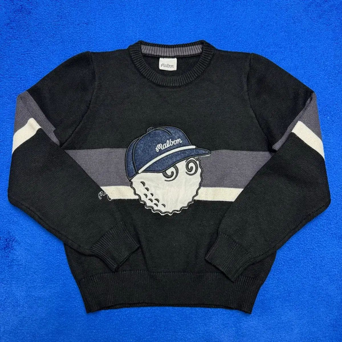 malbon マルボン ゴルフ 長袖ニット L - メルカリ