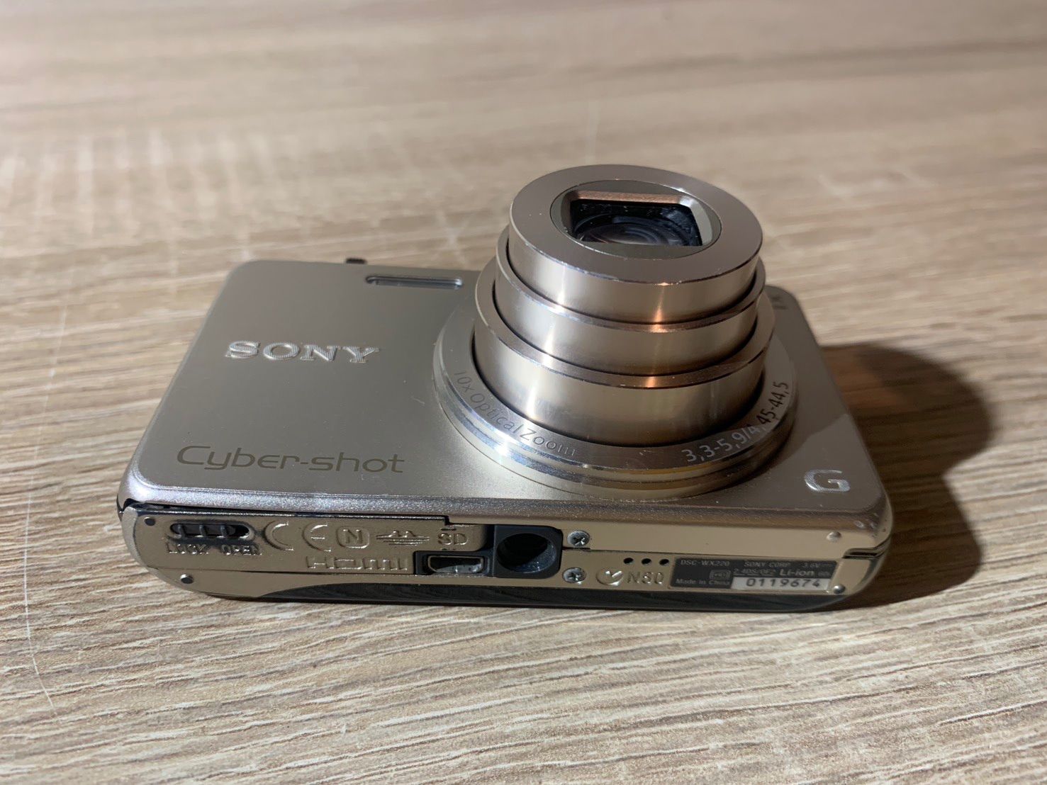 7861 Sony Cyber-Shot DSC-WX220 ゴールド デジカメ ジャンク - メルカリ