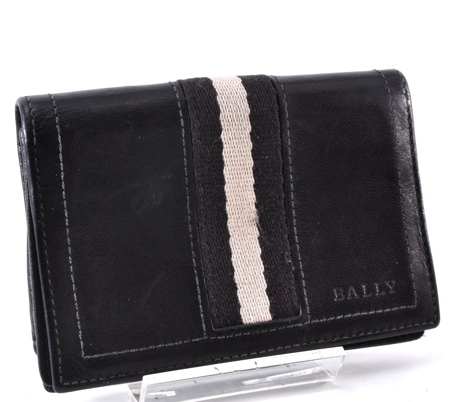 【新品未使用】BALLY二つ折り財布　パンチング　トレインスポッティング　レザー BALLY バリー Bi-fold Wallet 二つ折り財布 トレインスポッティング