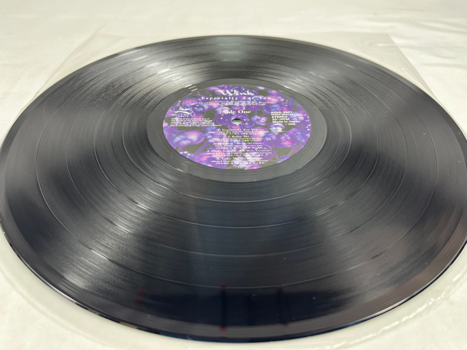  ポリスター Wink ウィンク 優しさにつつまれて Especially For You R 25 R-3501 LP盤 レコード アイドル デュオ アーティスト コレクション 昭和レトロ 昭和 レトロ 邦楽 レコード