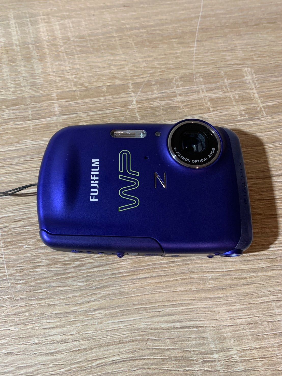 7784 FUJIFILM FINEPIX Z33 WP ブルー デジカメ 動作確認済み 美品