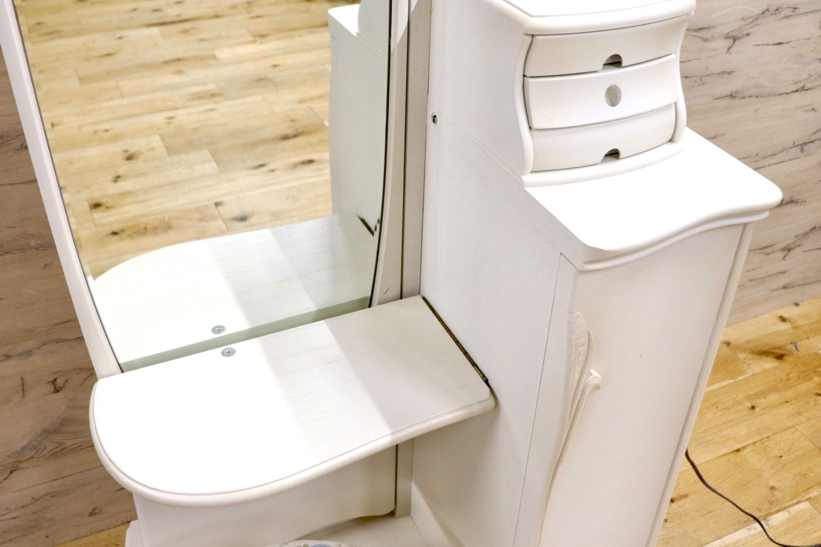 GMIS475○松永工房 カンティーニュ ドレッサー セット スツール 鏡台