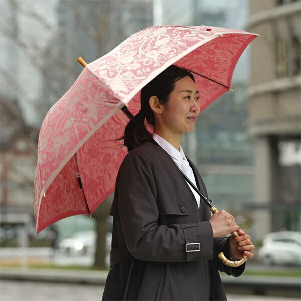 新品】 槙田商店 kirie 長傘 北欧 ワンタッチ 晴雨兼用 雨傘 日傘 UV