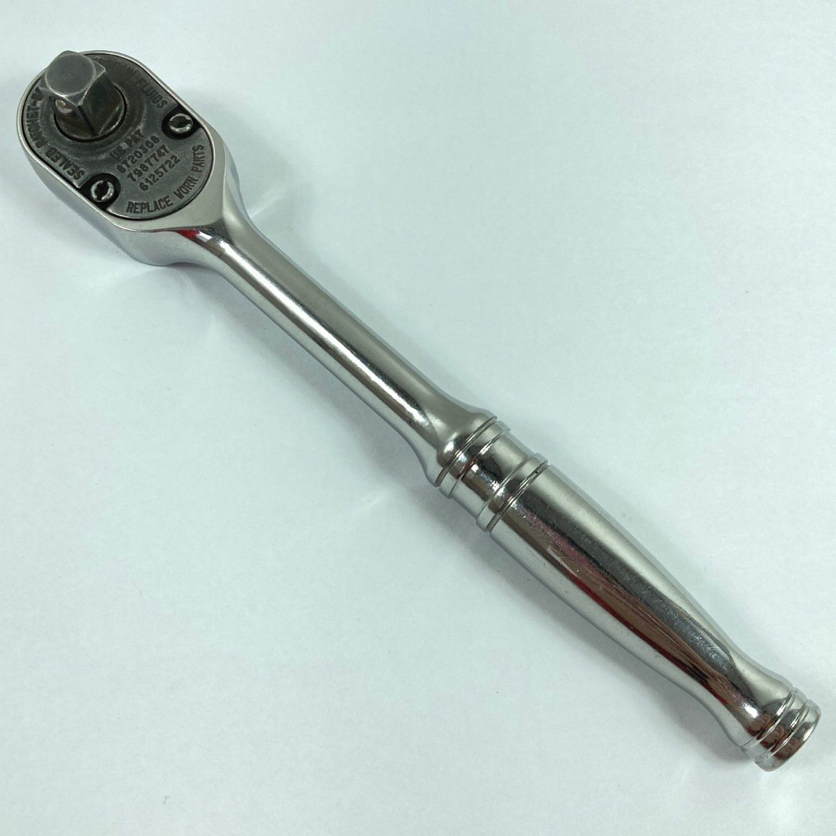 ＊＊Snap-on スナップオン ラチェットハンドル 差込角3|8インチ 9 5 mm F 80 シルバー