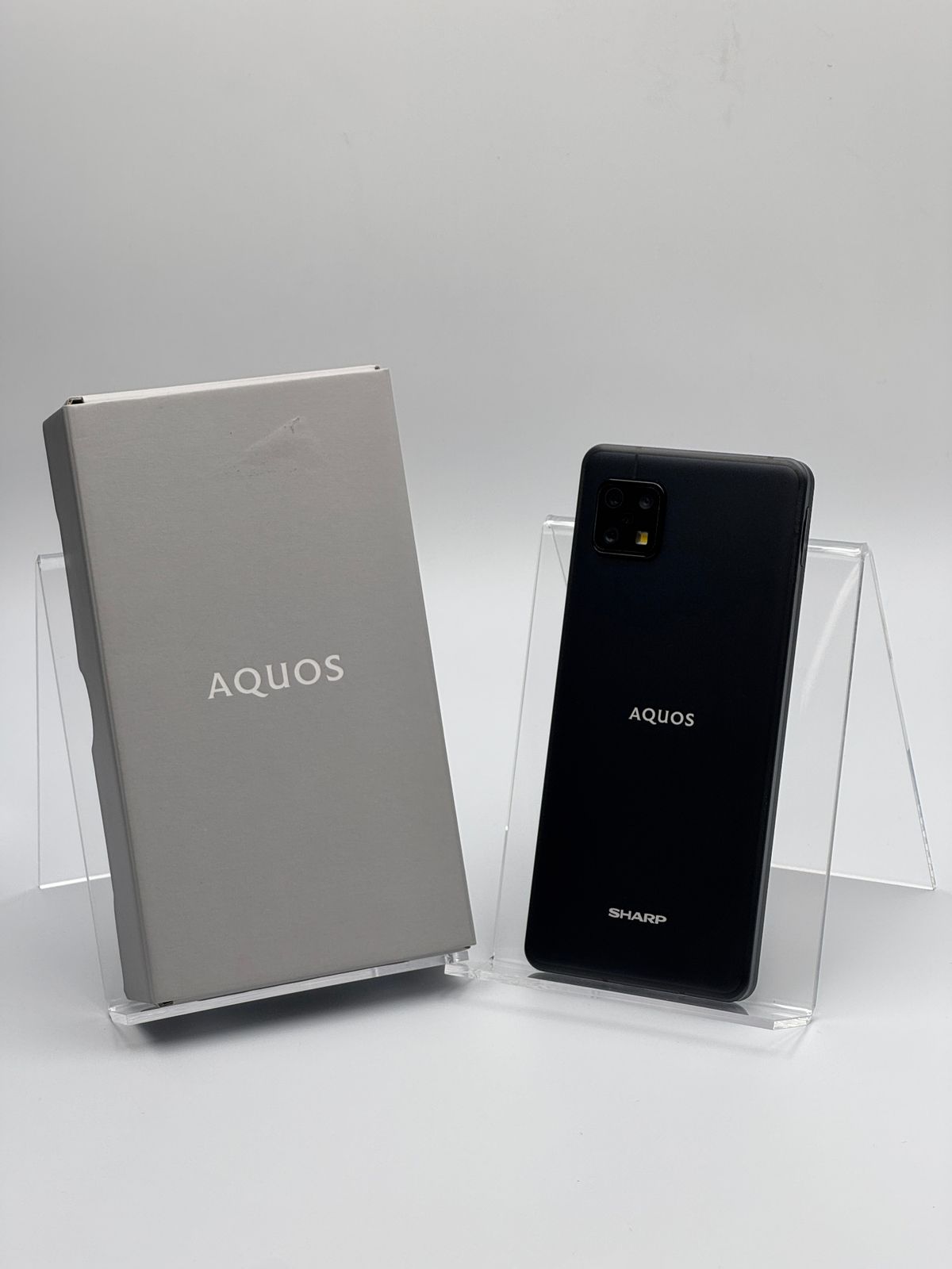 美品】AQUOS sense6 SH-RM19 ブラック 楽天SIMフリー 中古】SHARP 楽天