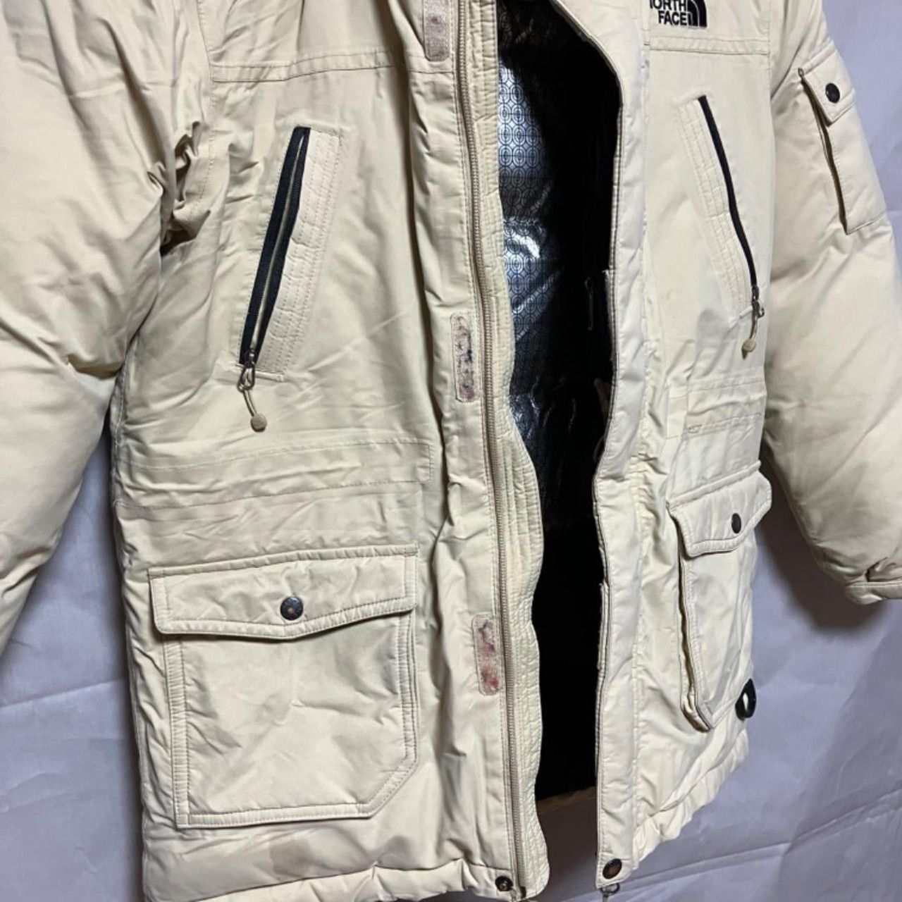 THE NORTH FACE キッズ ダウンジャケット マクマード ベージュ 130cm
