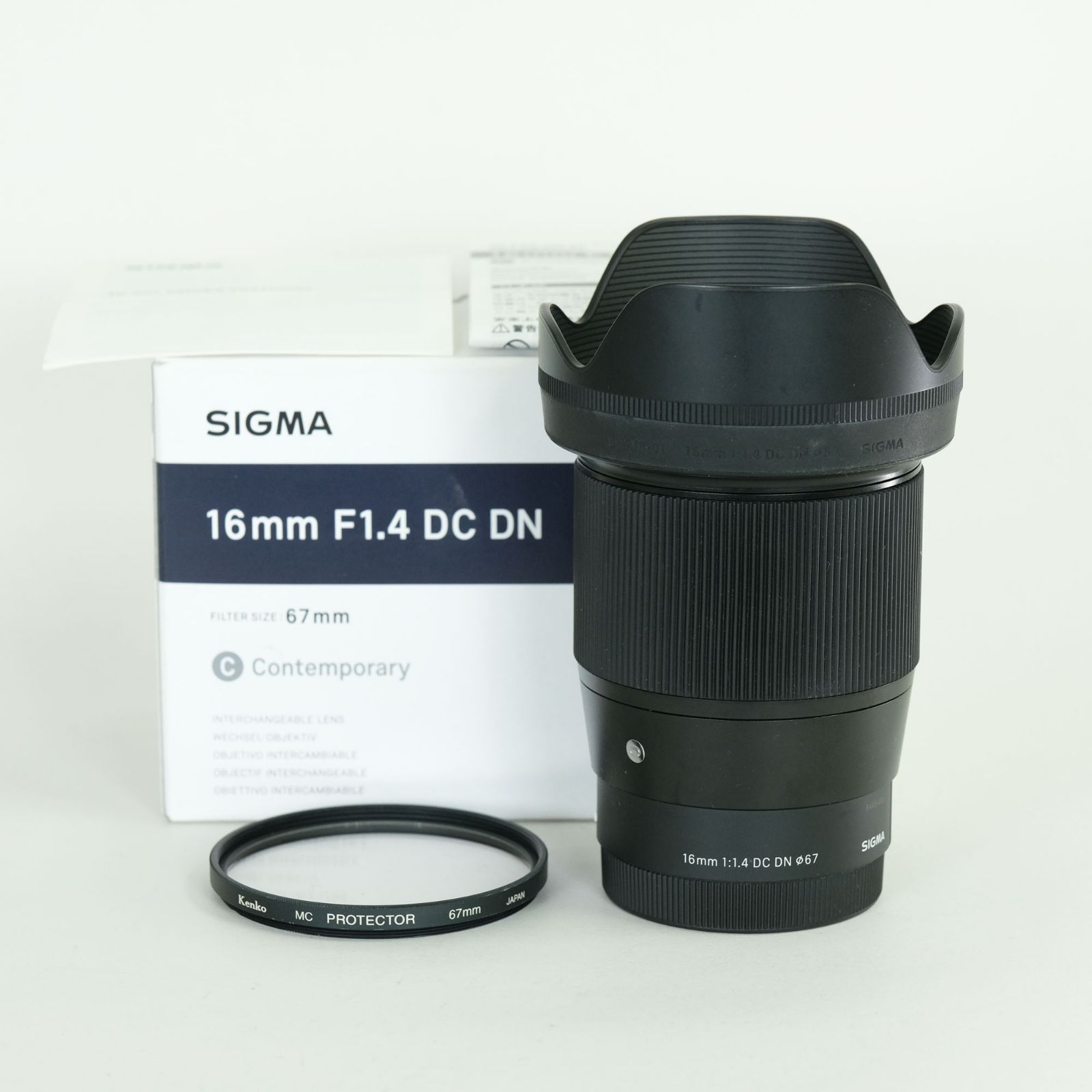 良品 | フィルター付] SIGMA 16mm F1.4 DC DN｜Contemporary [ソニーE