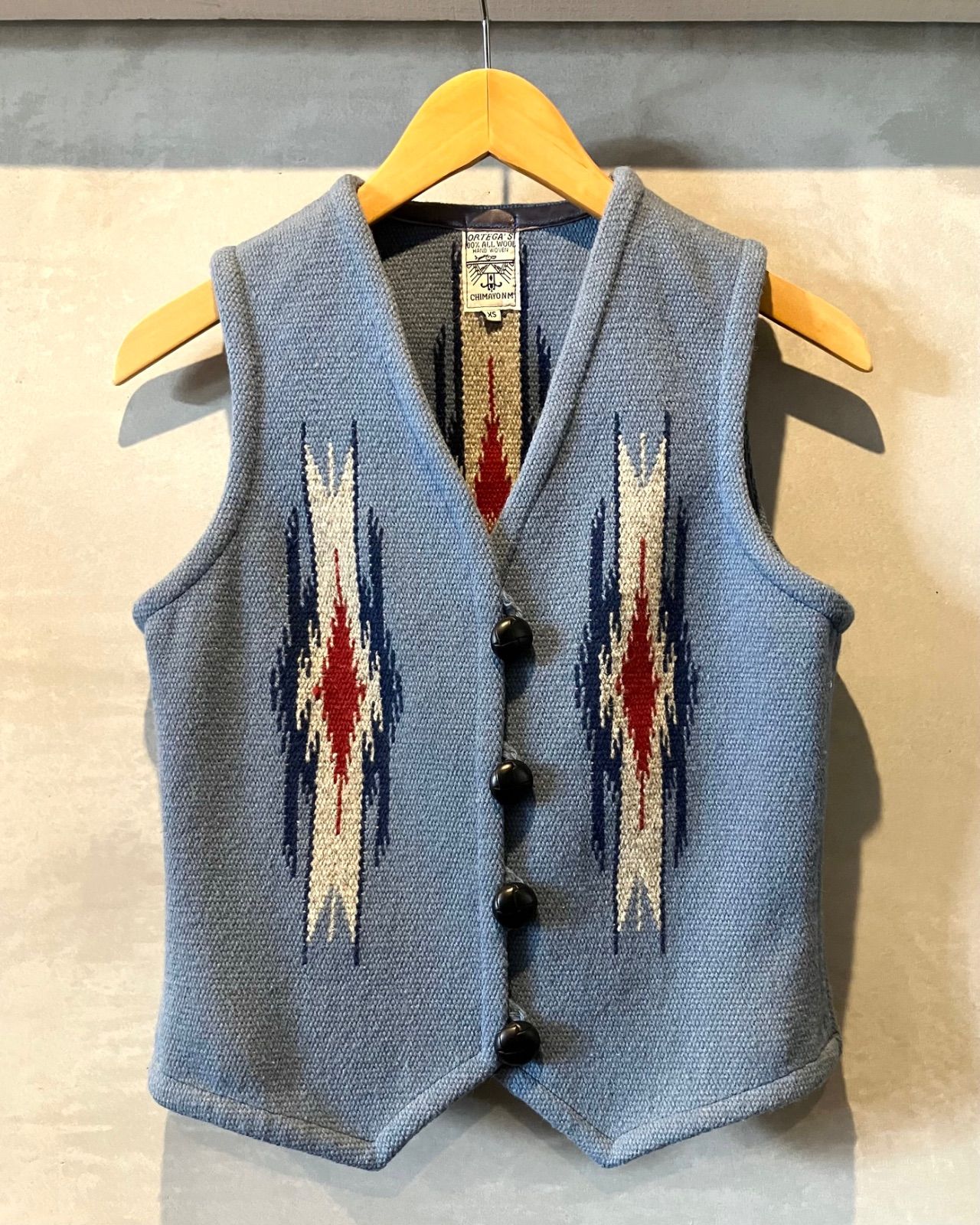 ORTEGA'S-Vest-(size XS)Made in U.S.A. オルテガベスト チマヨベスト