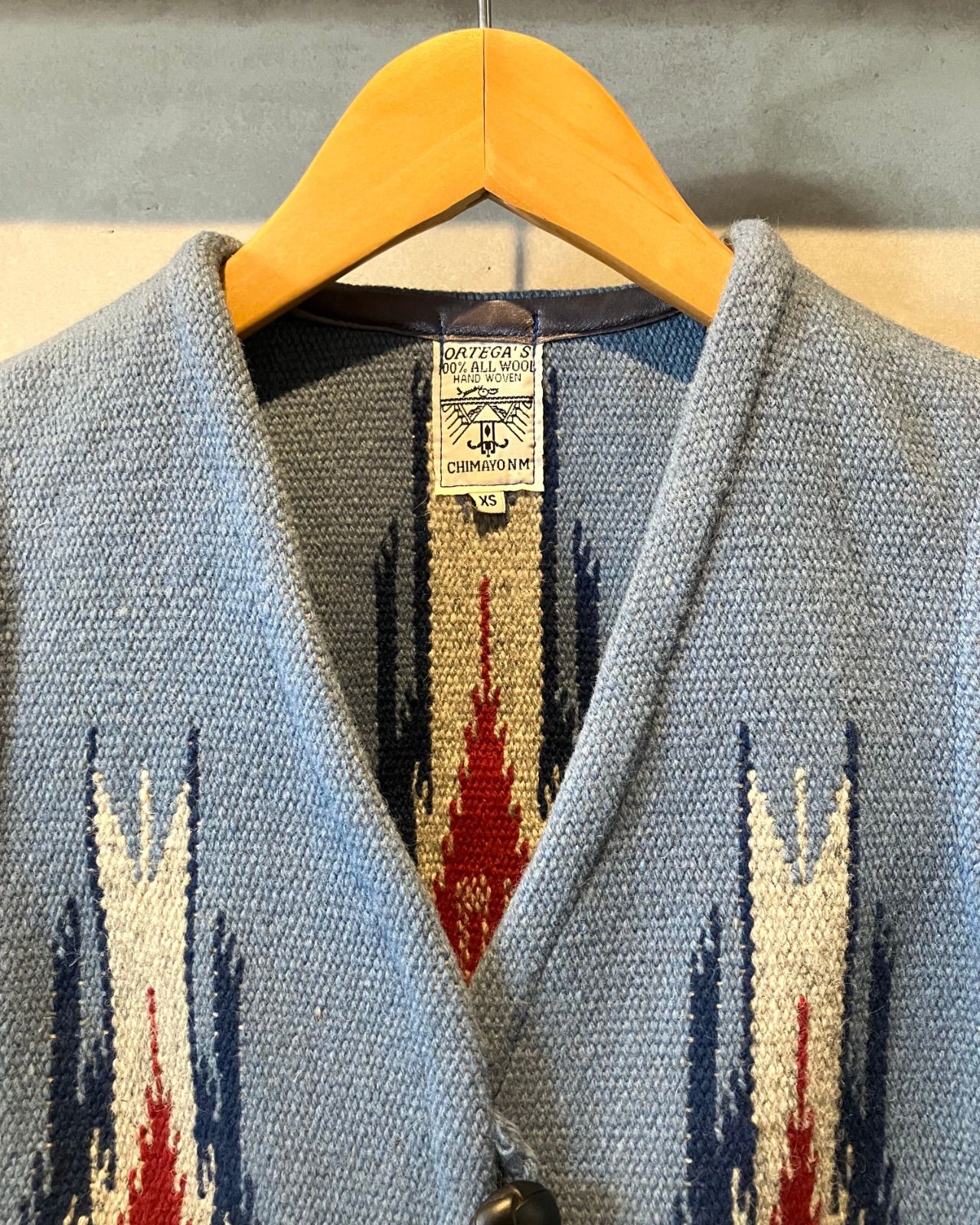 ORTEGA'S-Vest-(size XS)Made in U.S.A. オルテガベスト チマヨベスト