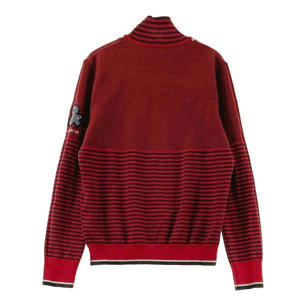 サイズ：L AND PER SE アンパスィ ハイネック ニットセーター ボーダー